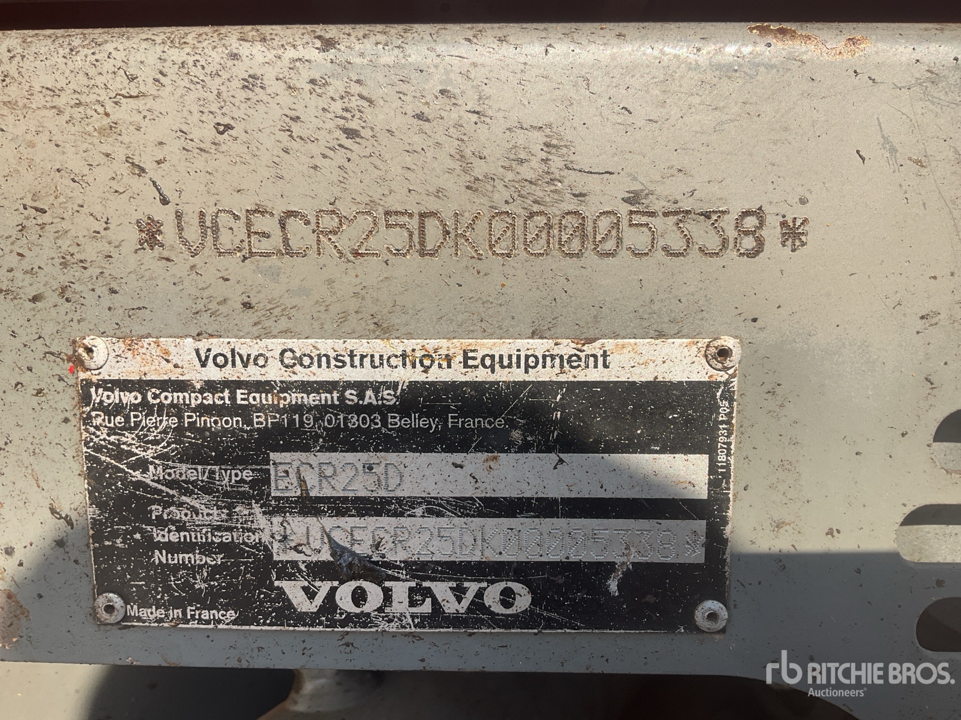 2017 Volvo ECR25D
