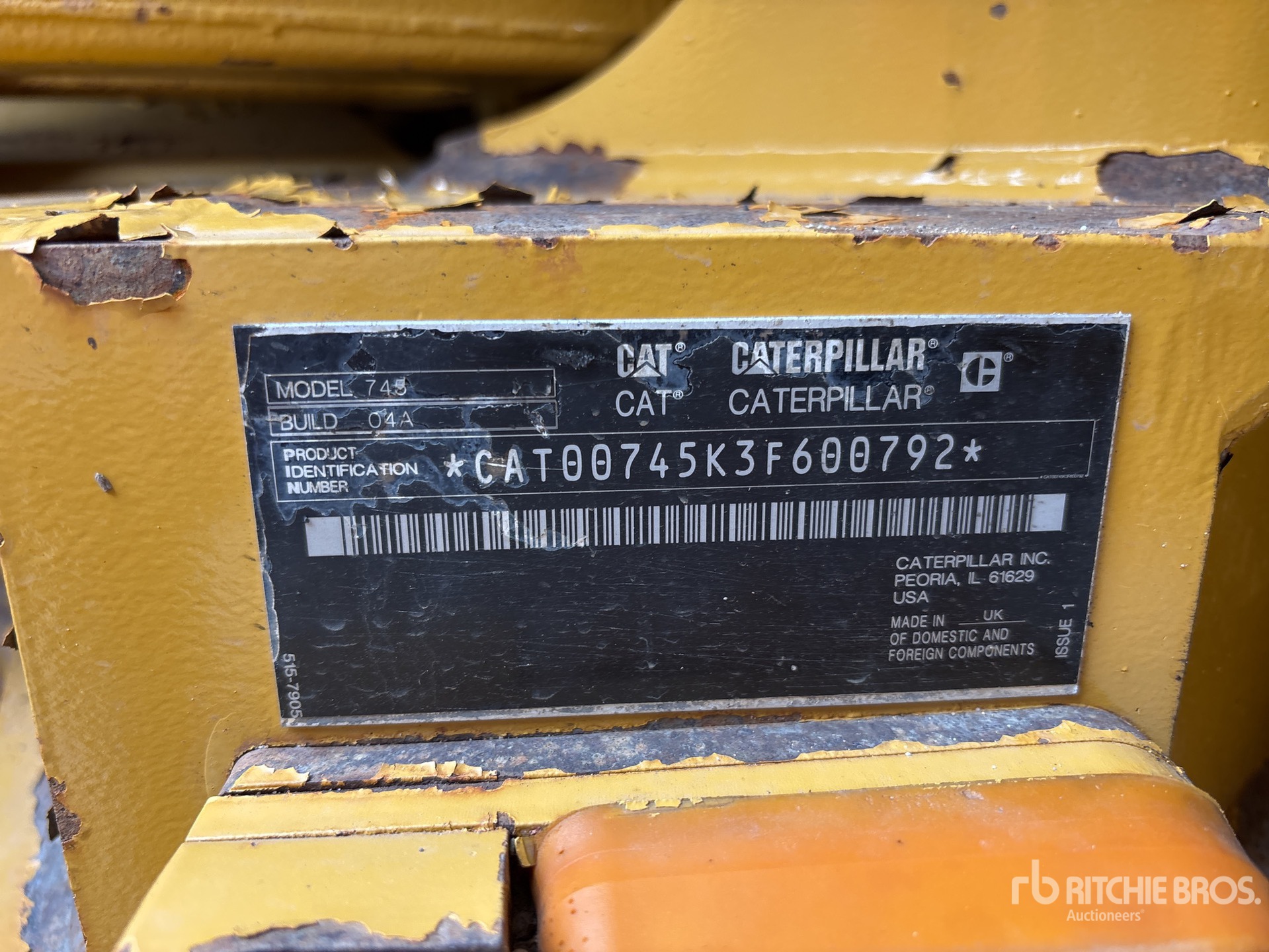 2018 Caterpillar 745