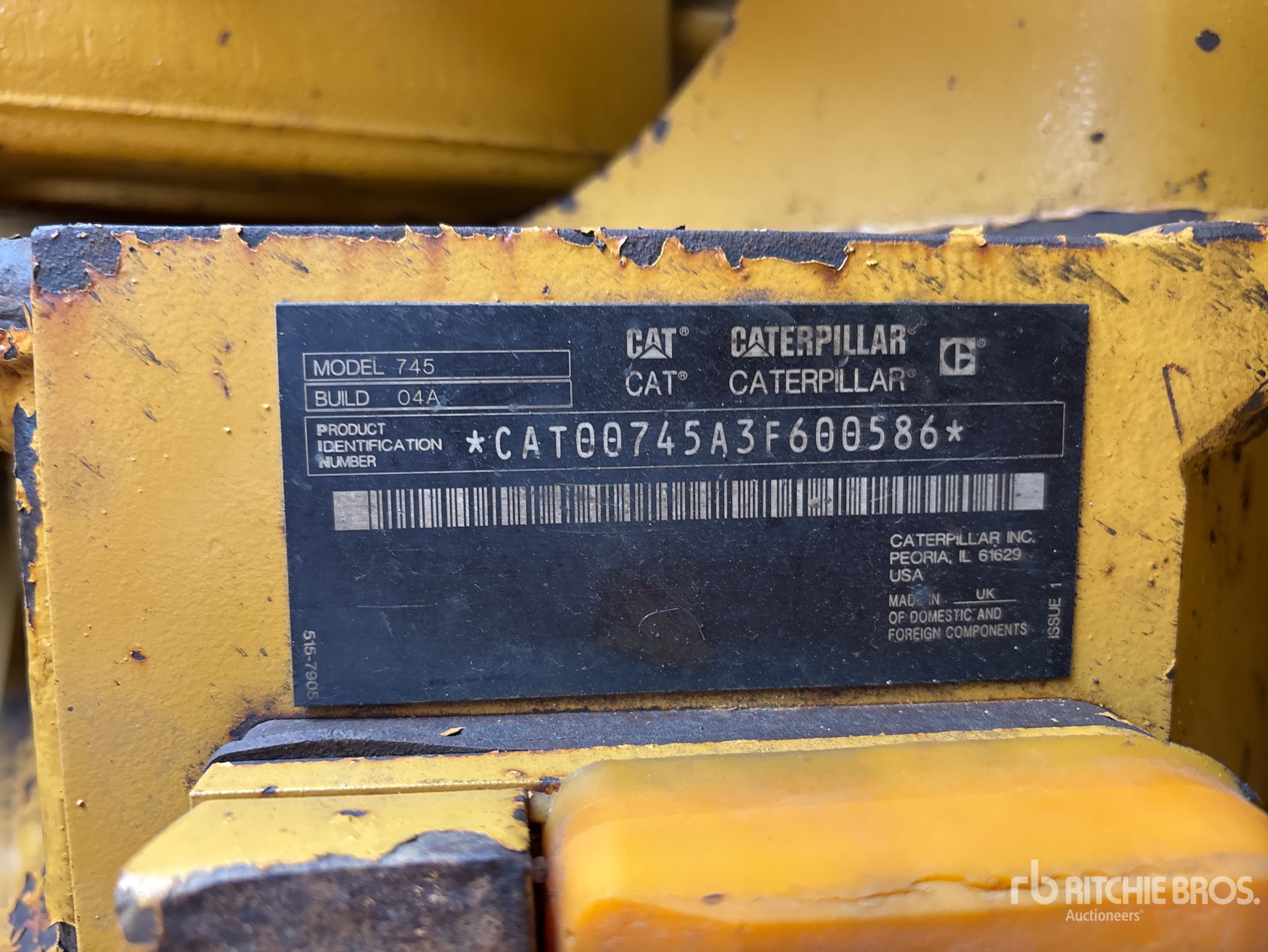 2018 Caterpillar 745