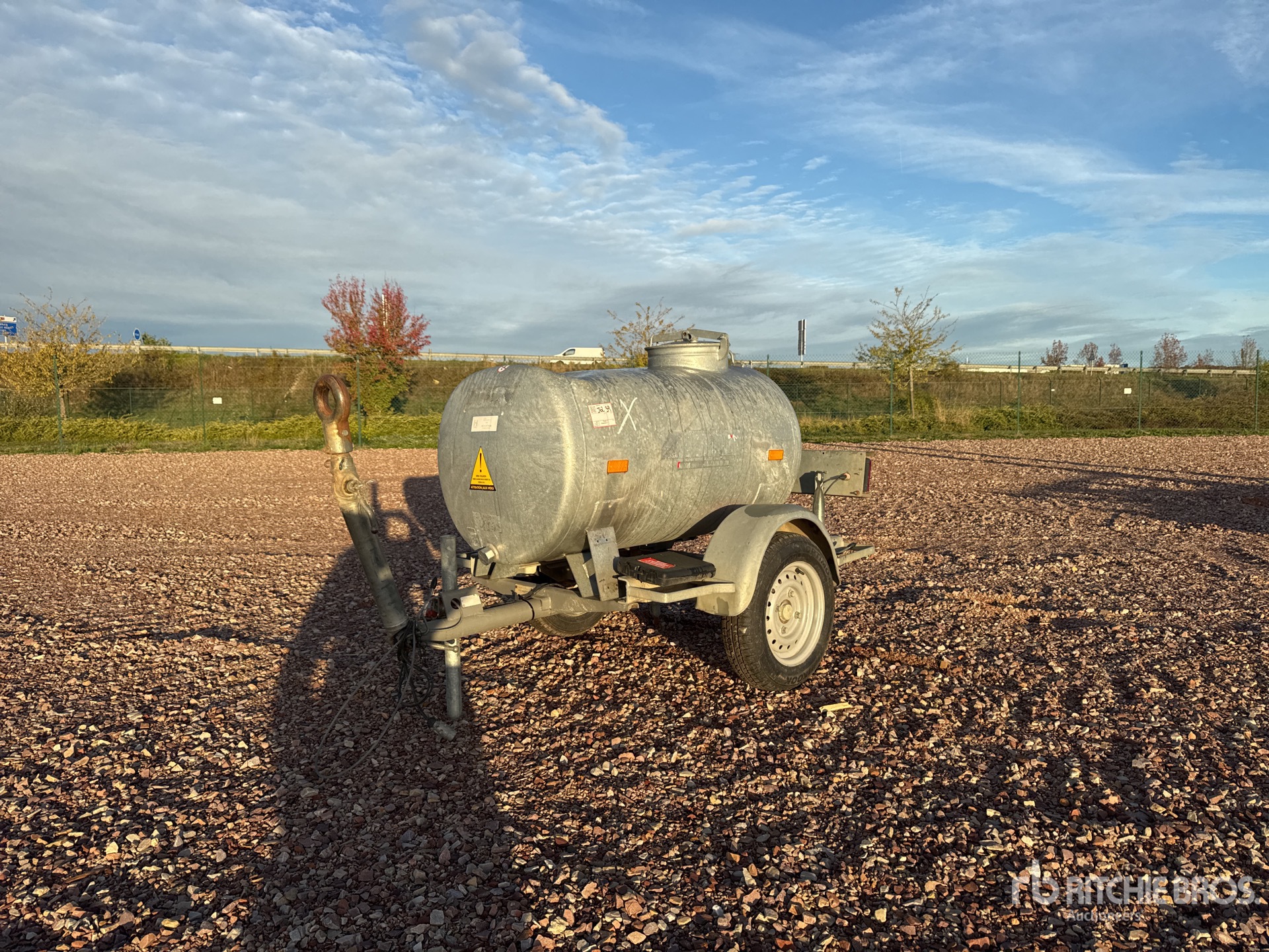 2012 Ecim 500 L S/A Remorque Citerne A Eau