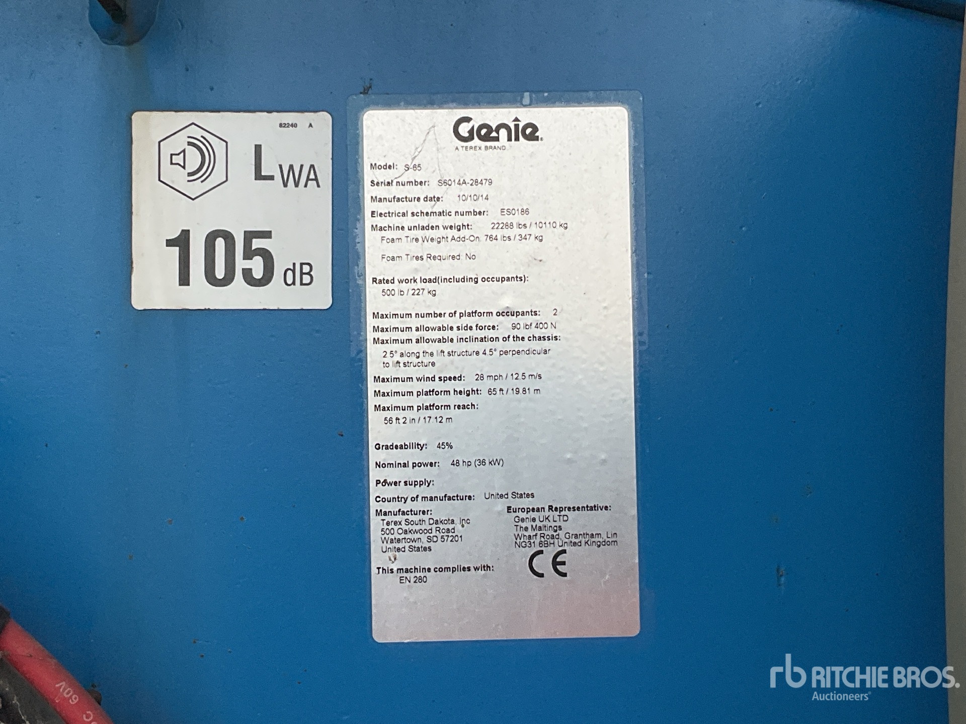 2014 Genie S-65