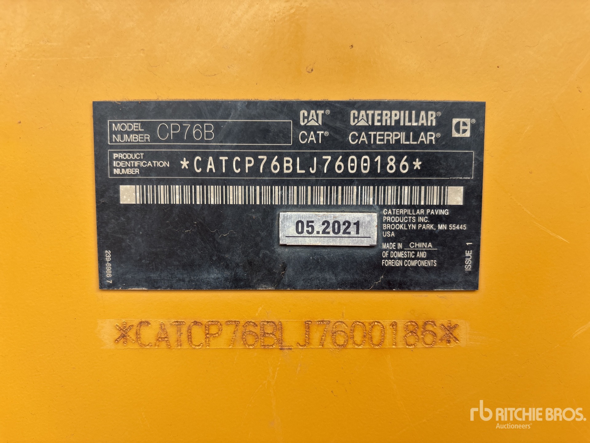 2021 Caterpillar CP76B