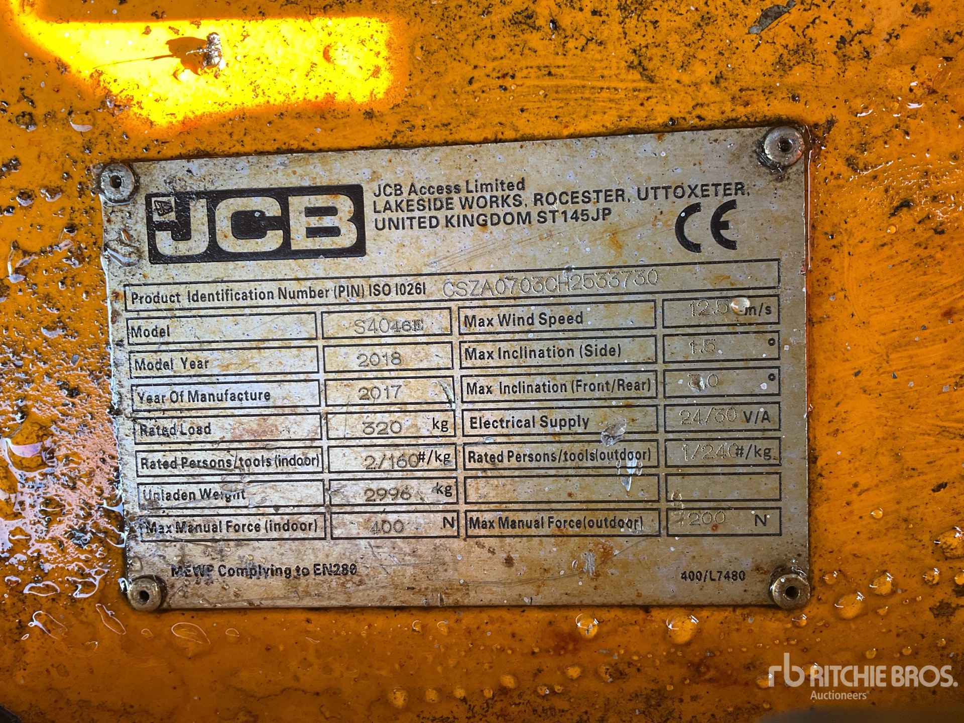 2017 JCB S4046E