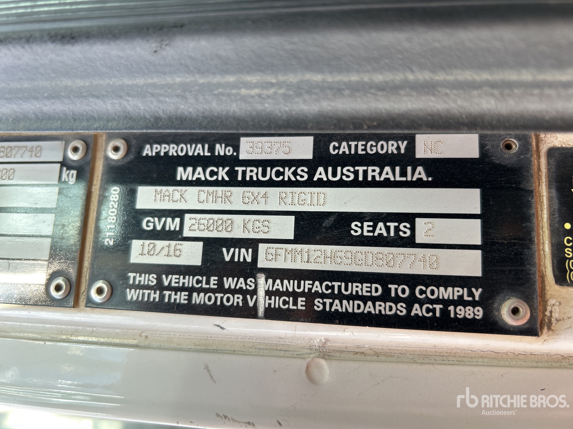 2016 Mack CMHR TRIDENT