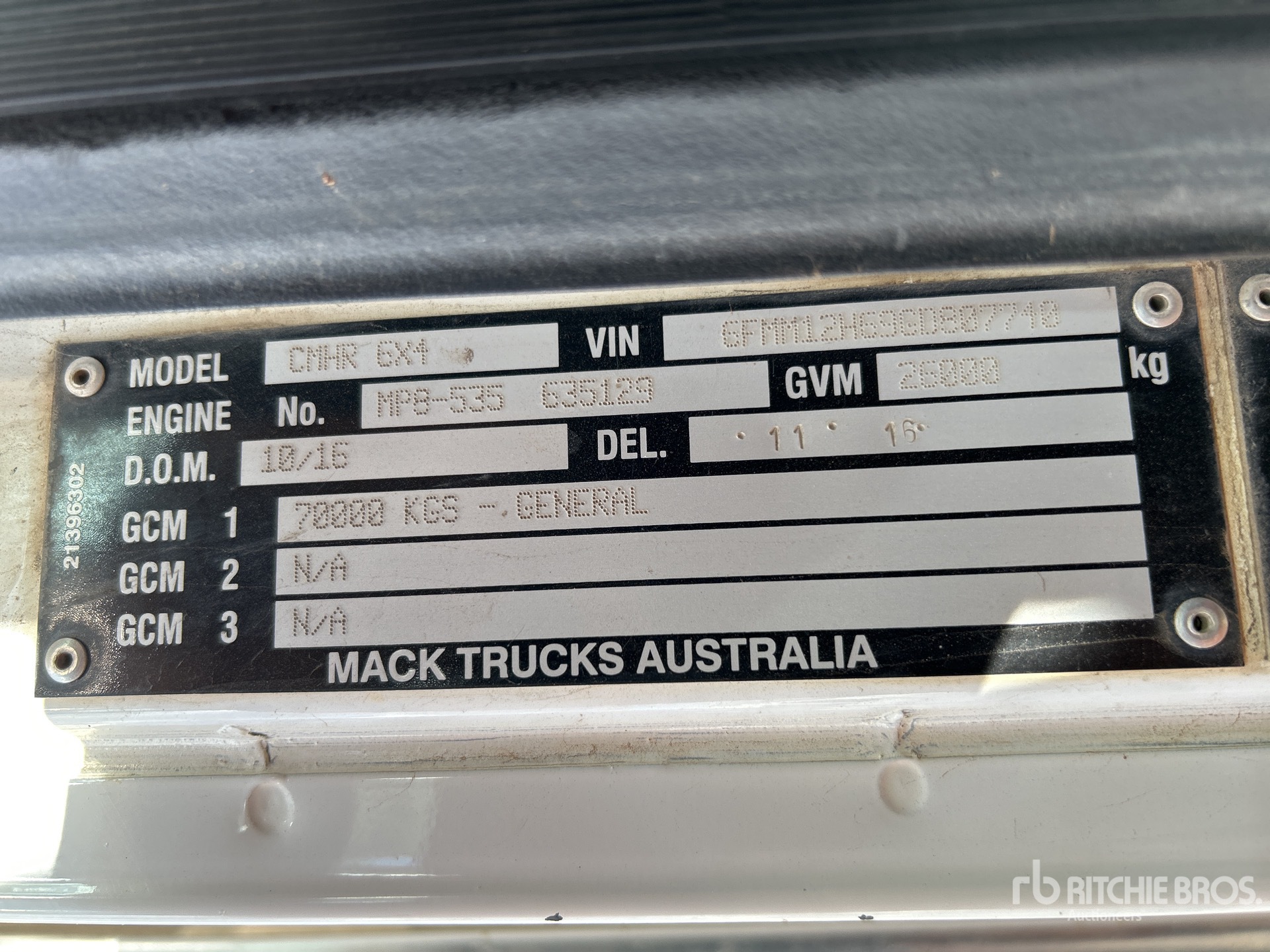 2016 Mack CMHR TRIDENT