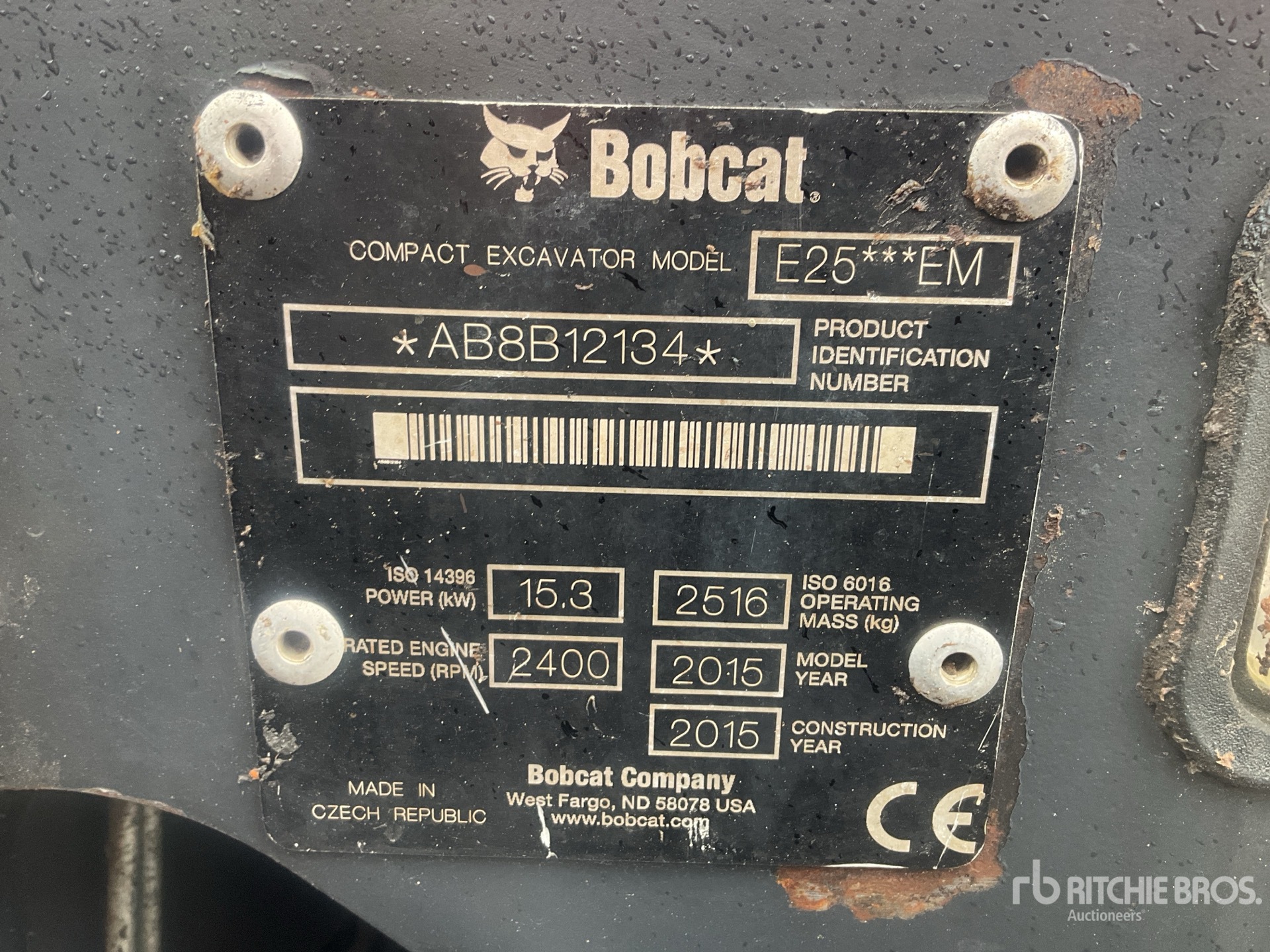 2015 Bobcat E25