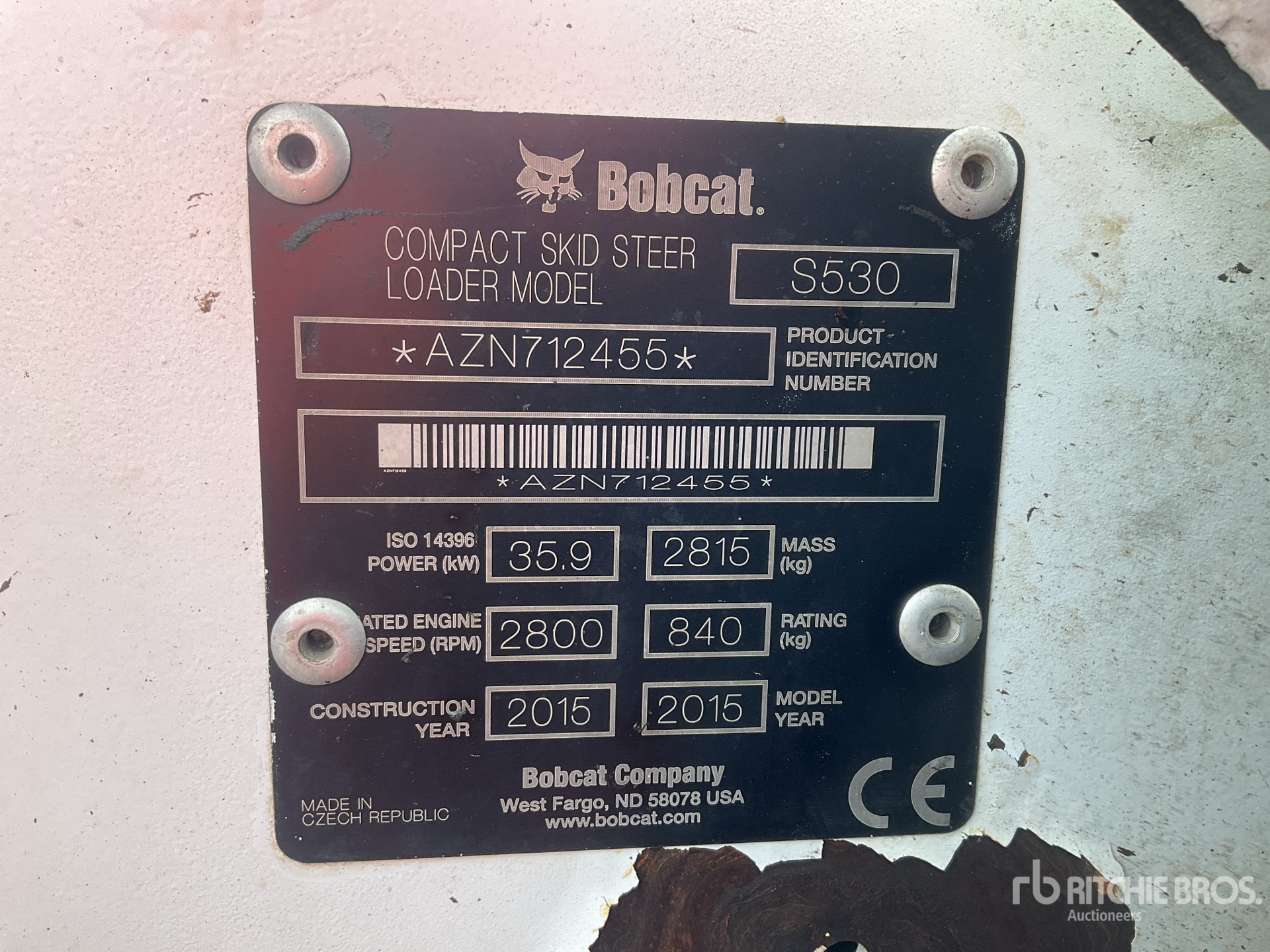2015 Bobcat S530