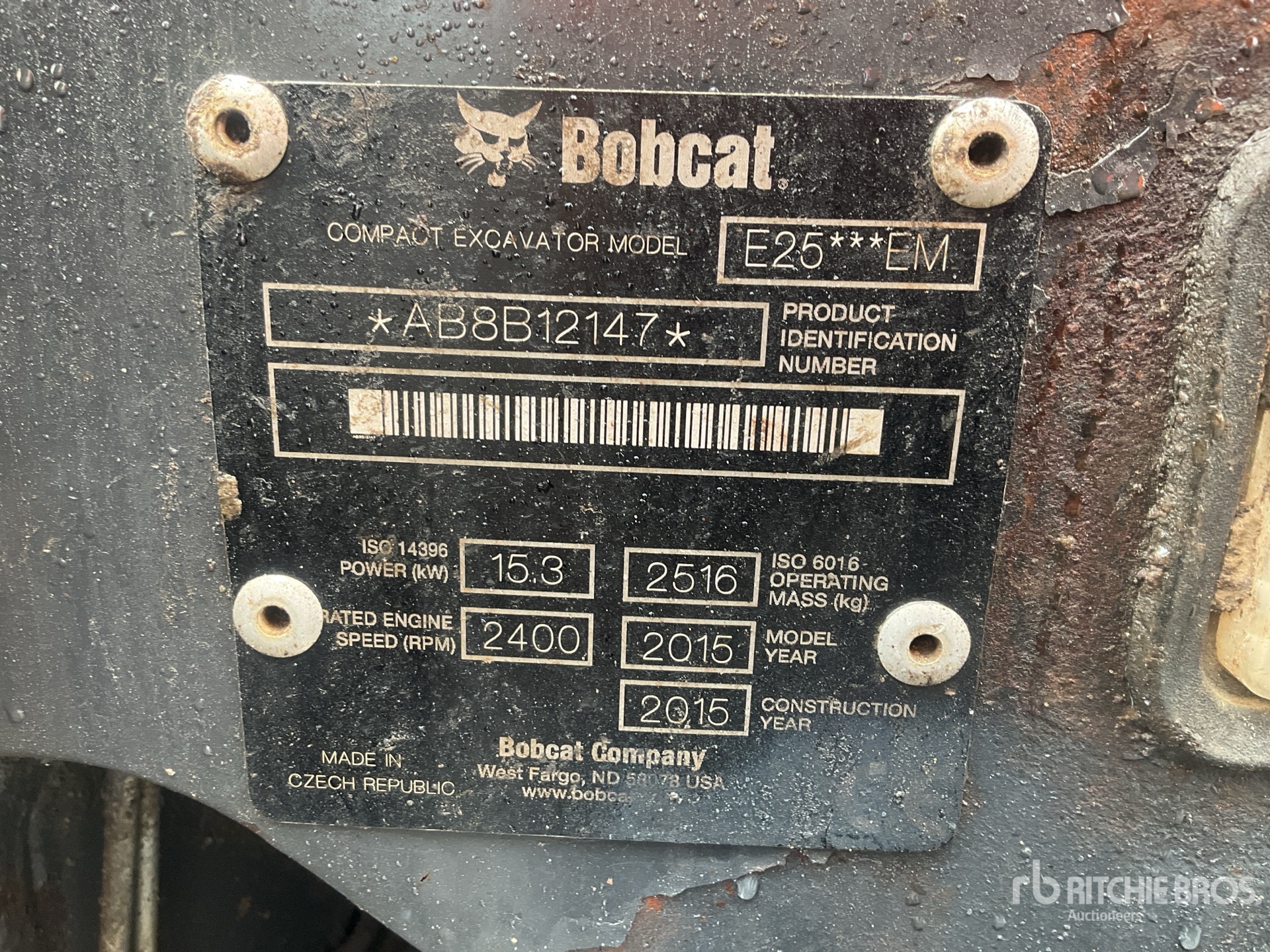 2015 Bobcat E25