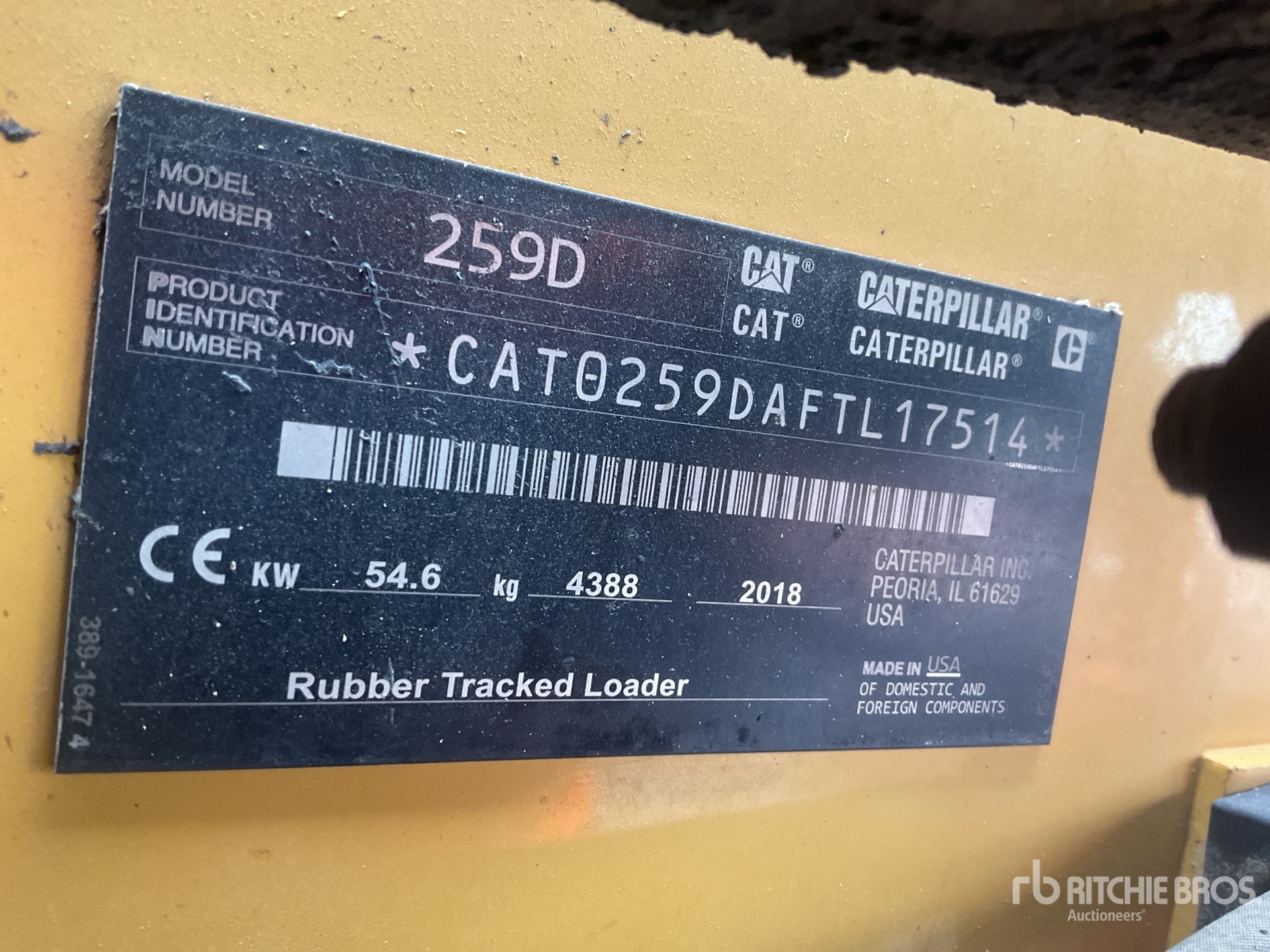 2018 Caterpillar 259D