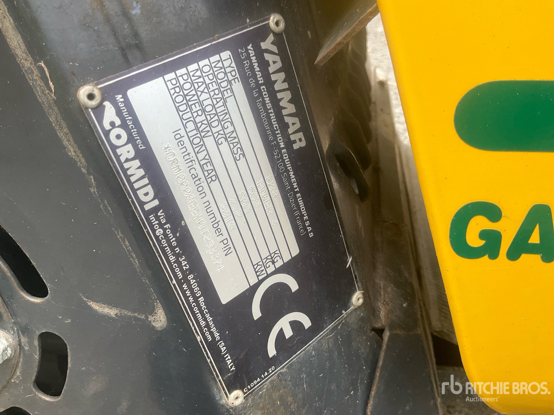 2018 Yanmar C08