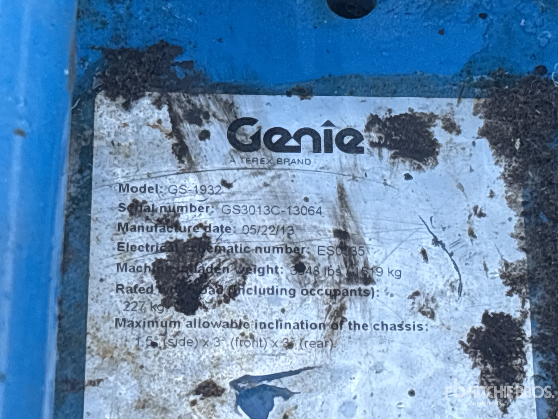 2013 Genie GS-1932