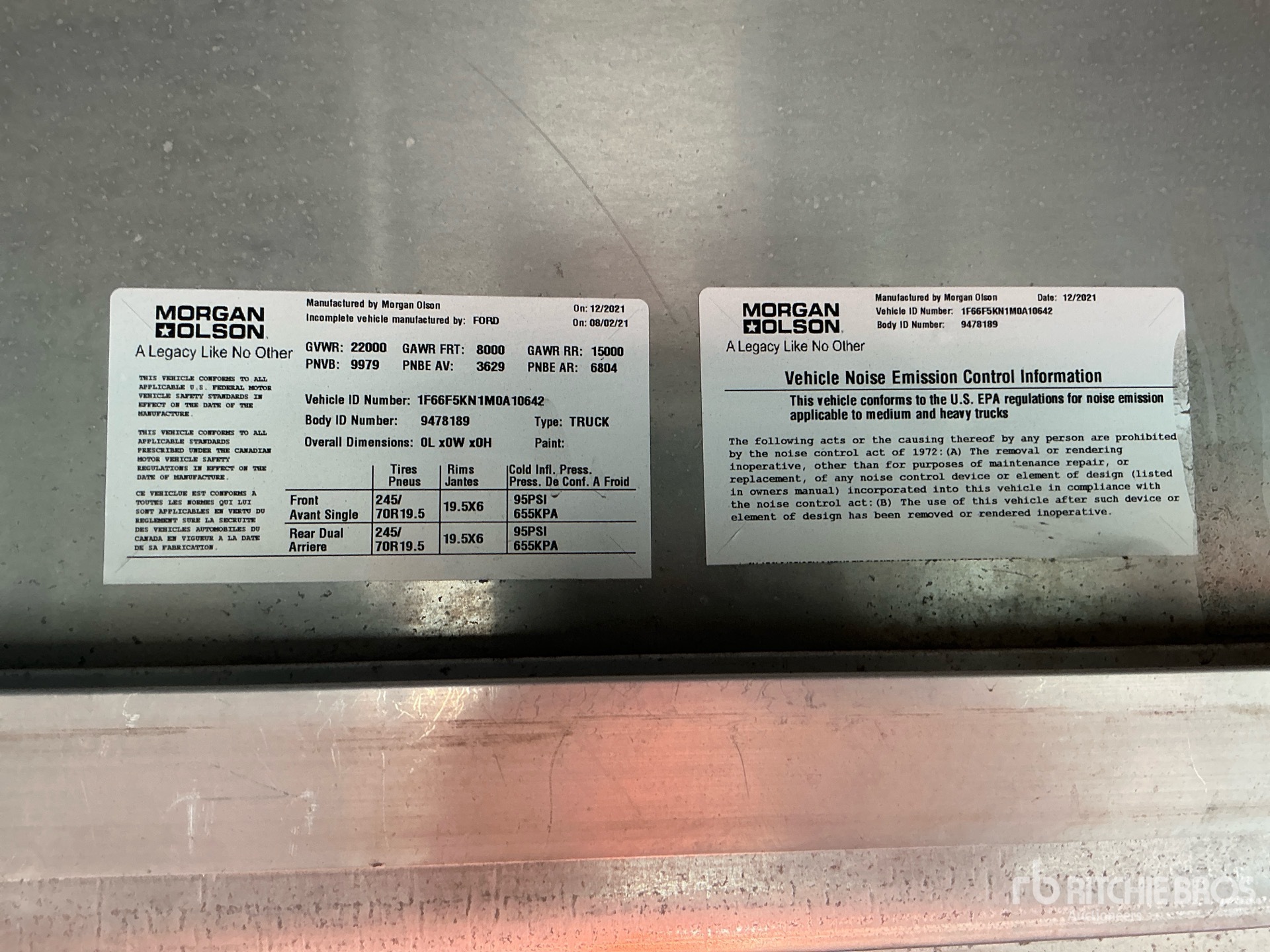 2021 Ford 4X2 (INOPERABLE)