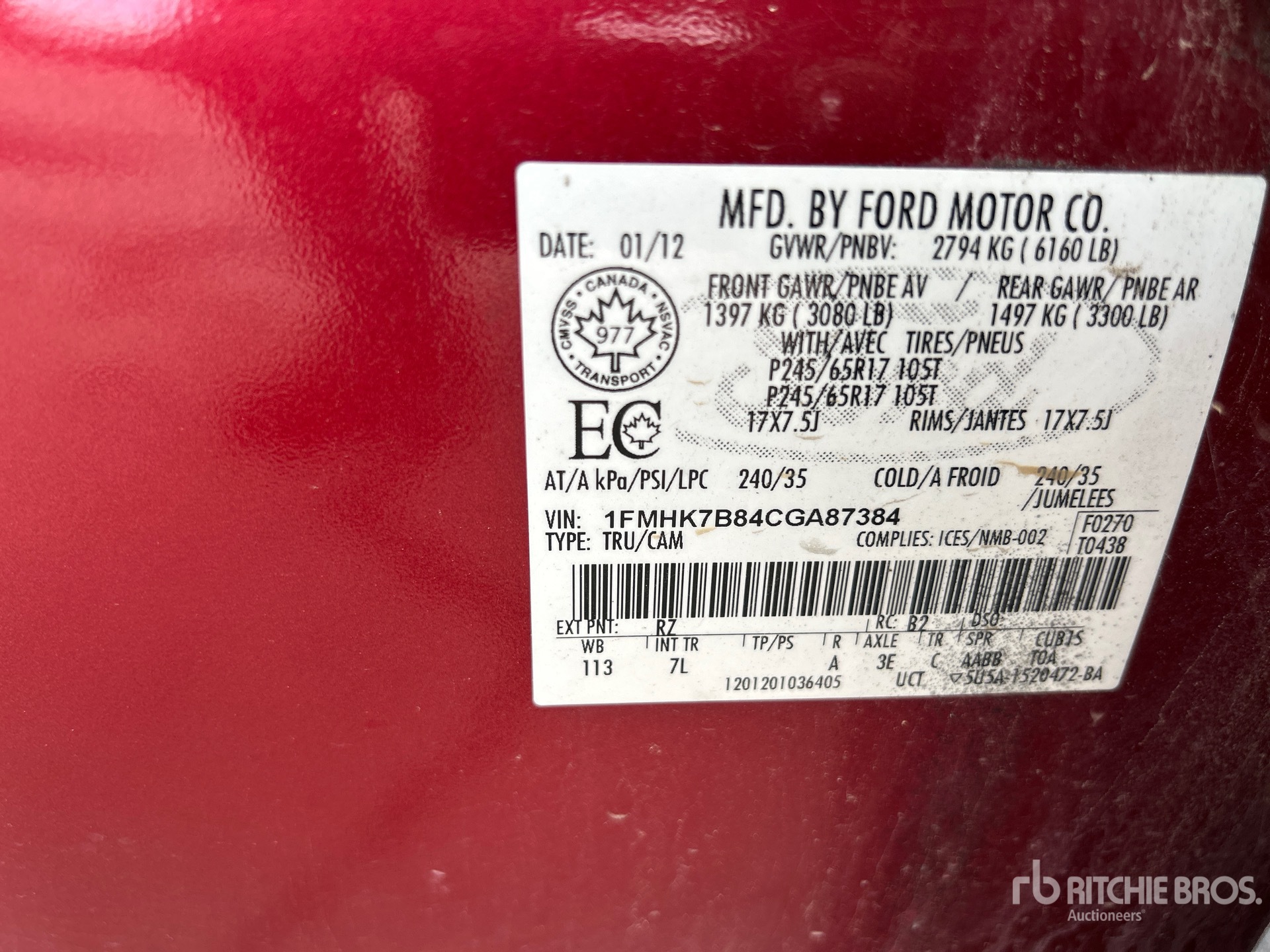 2012 Ford EXPLORER