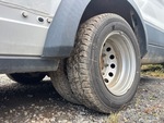 Underbody with Left Rear Drive Tires