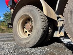 Underbody with Right Rear Drive Tires