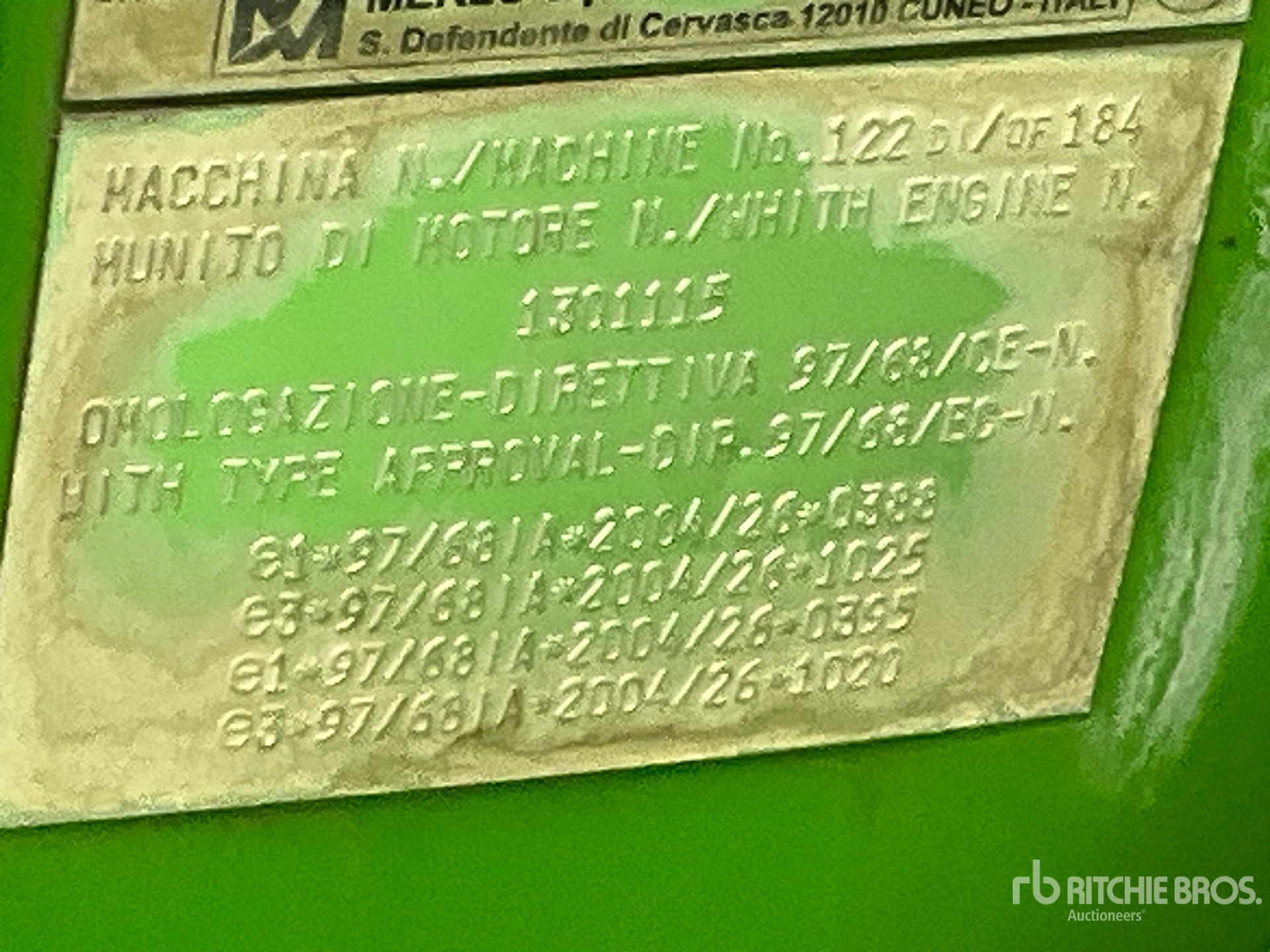 2015 Merlo P120.10HM