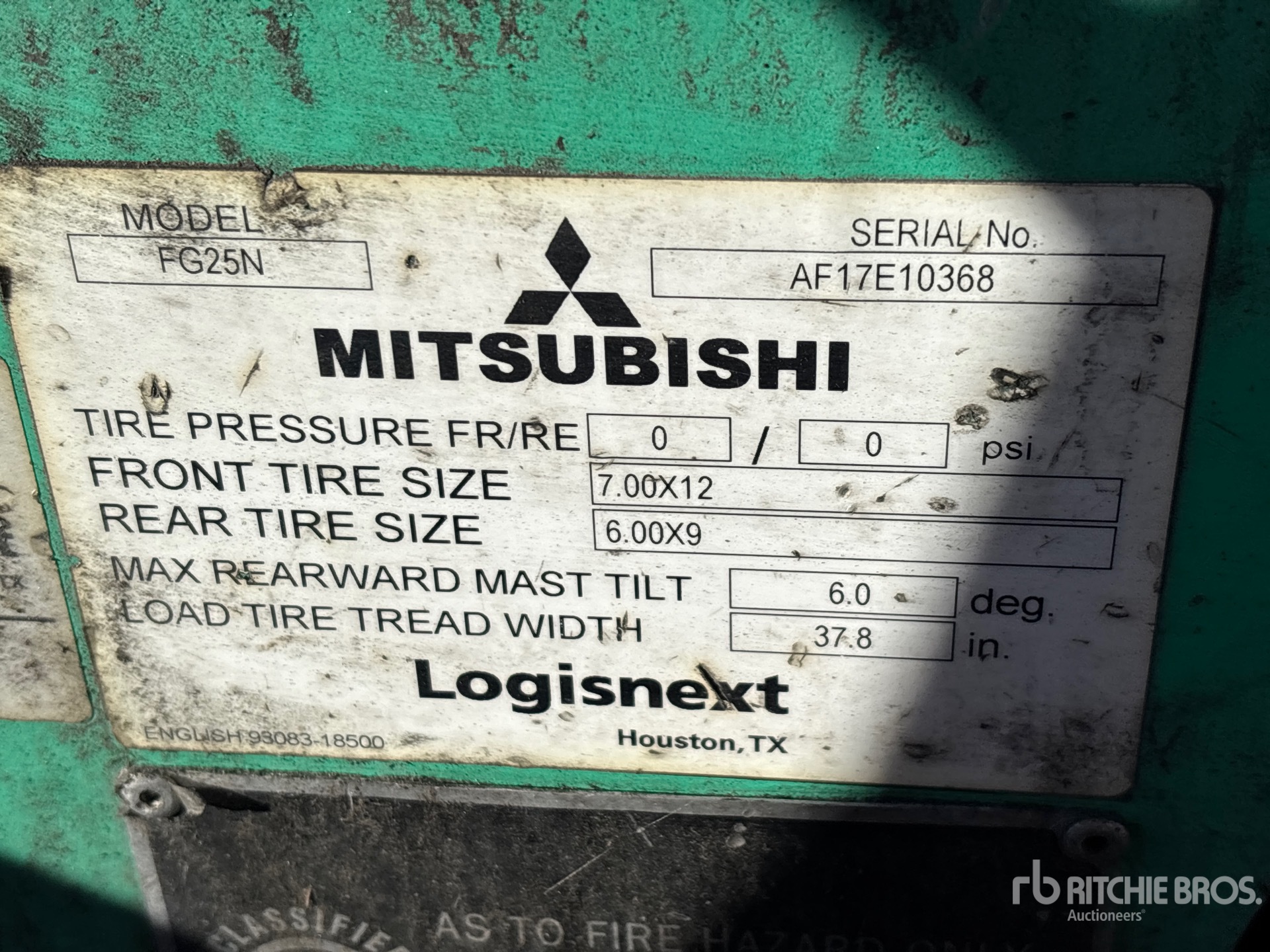 2022 Mitsubishi FG25N