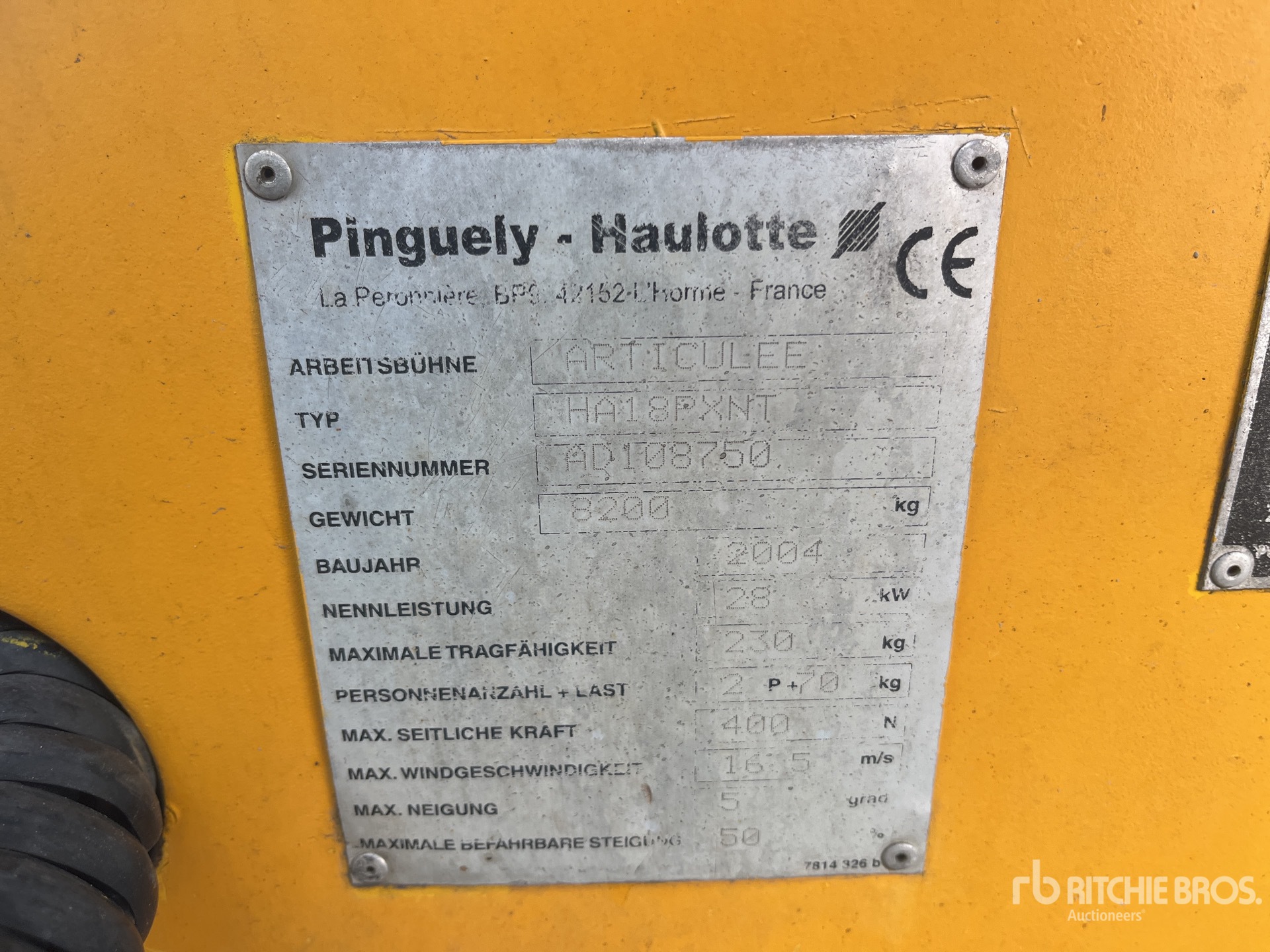 2004 Haulotte HA18PXNT
