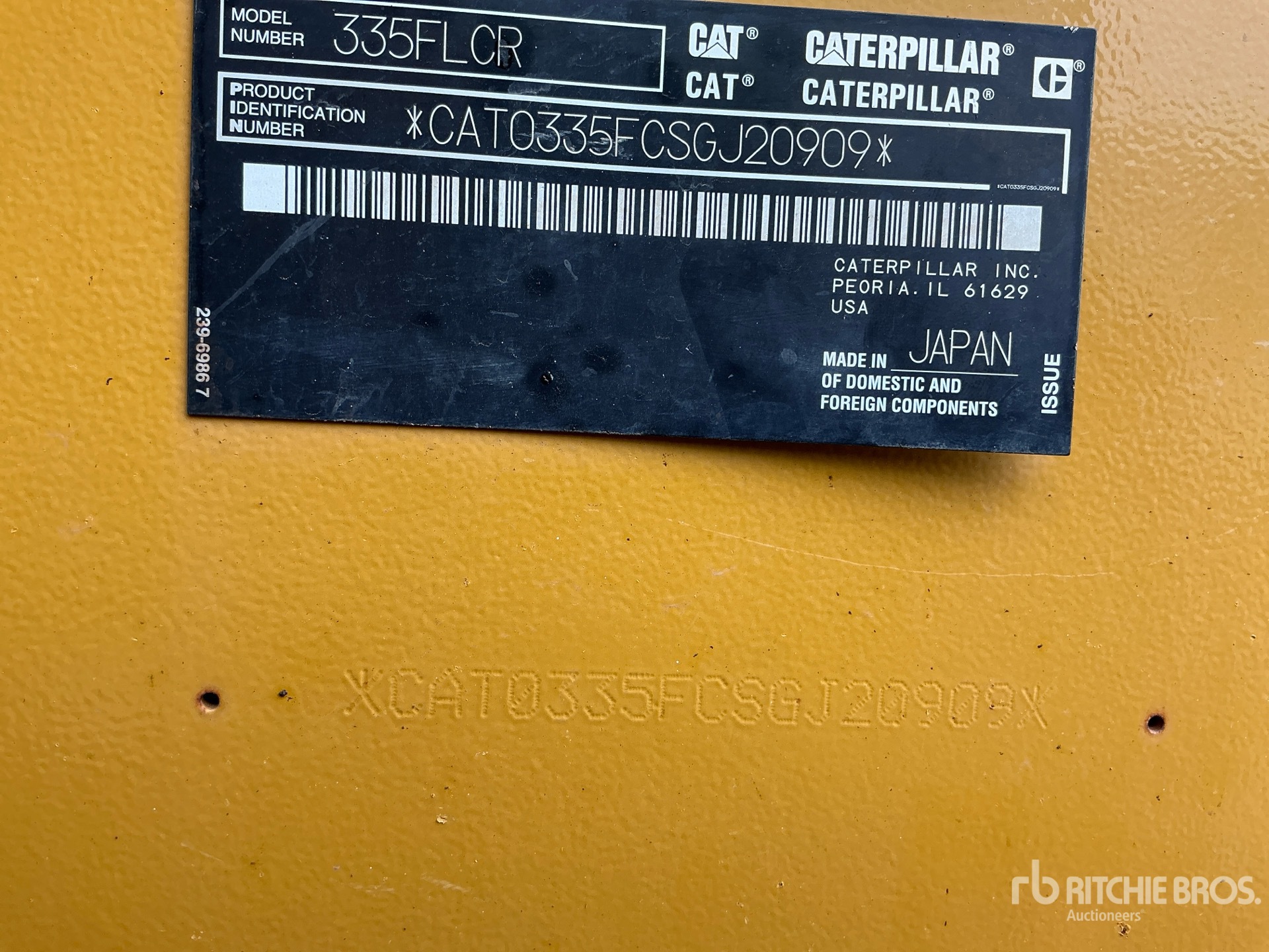 2020 Caterpillar 335F L CR