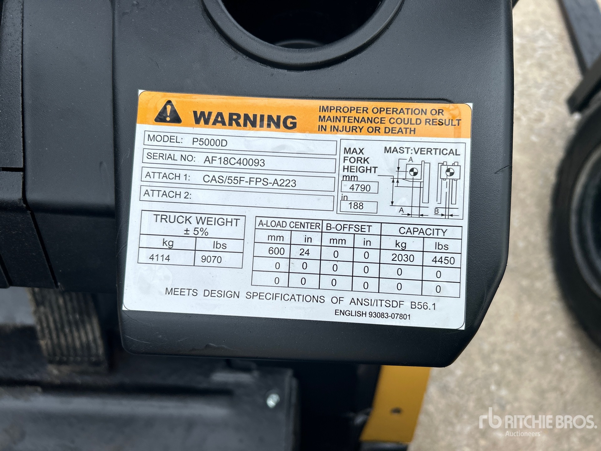 2014 Caterpillar P5000D