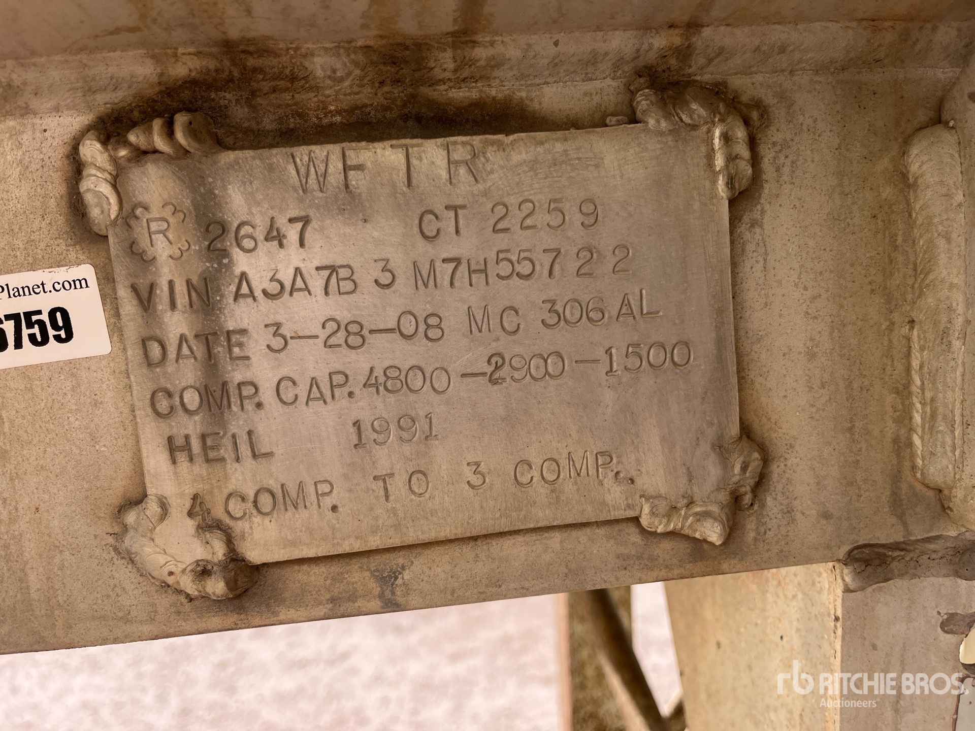1991 Heil 9200 gal T/A