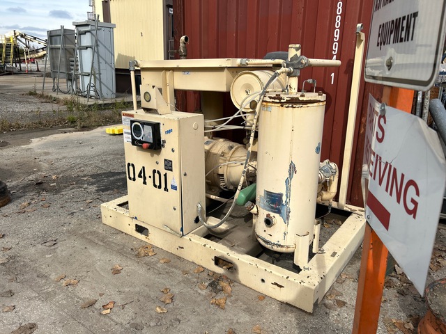 American Precision Industrys 200 cfm Skid-Mounted Electric Air Compressor