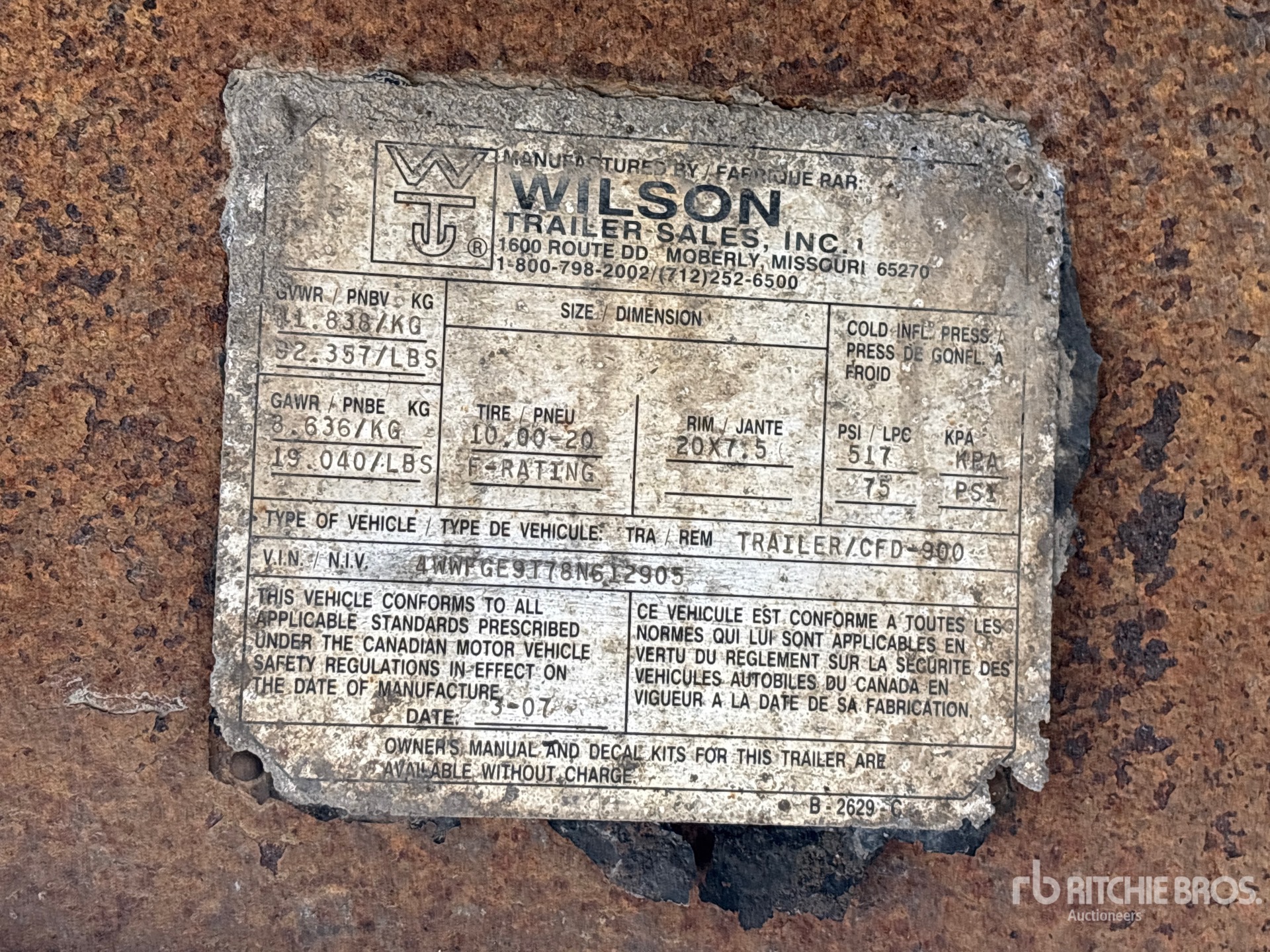 2008 Wilson 50 FT TRI/A