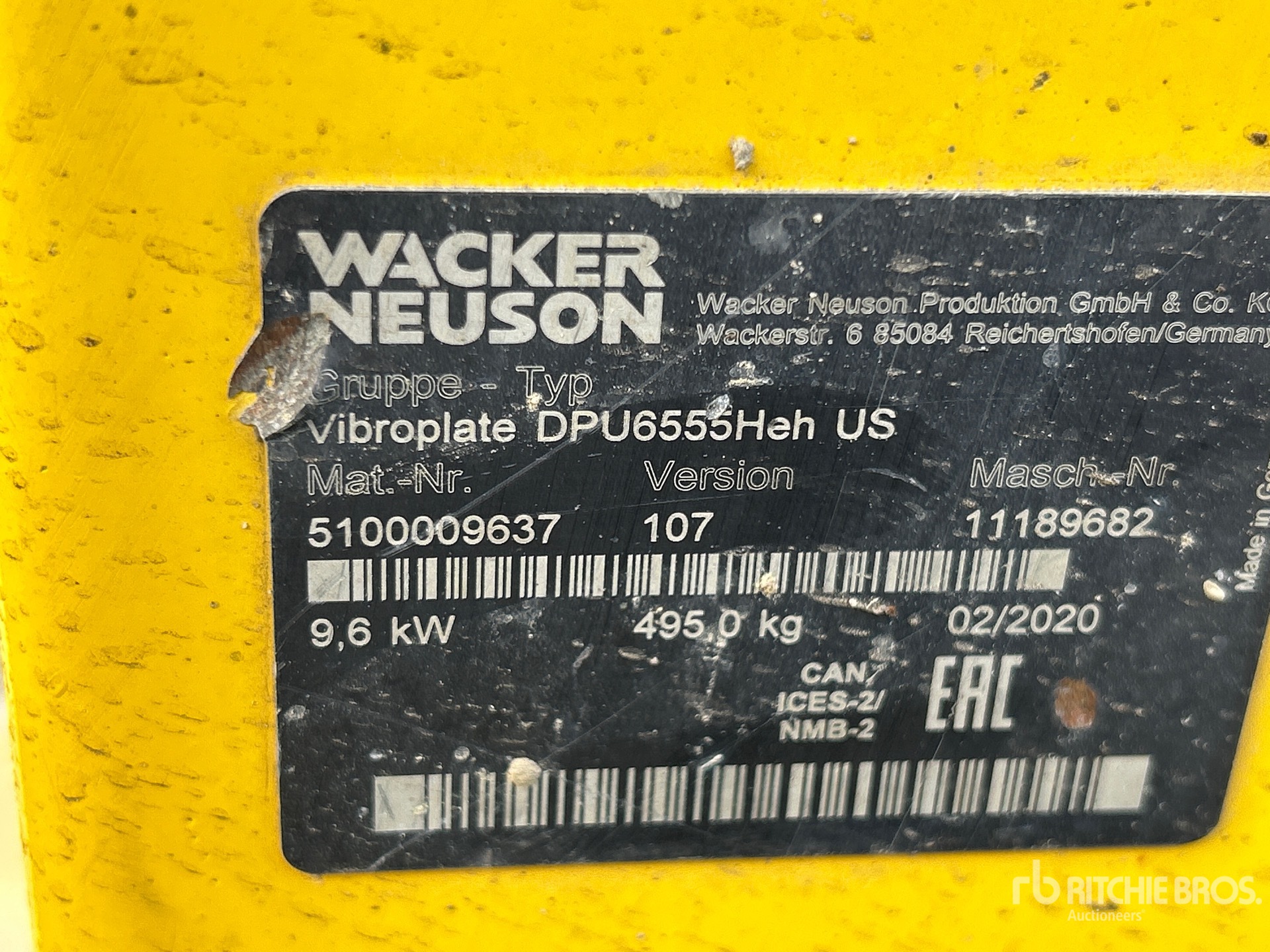2020 Wacker Neuson DPU6555HEH