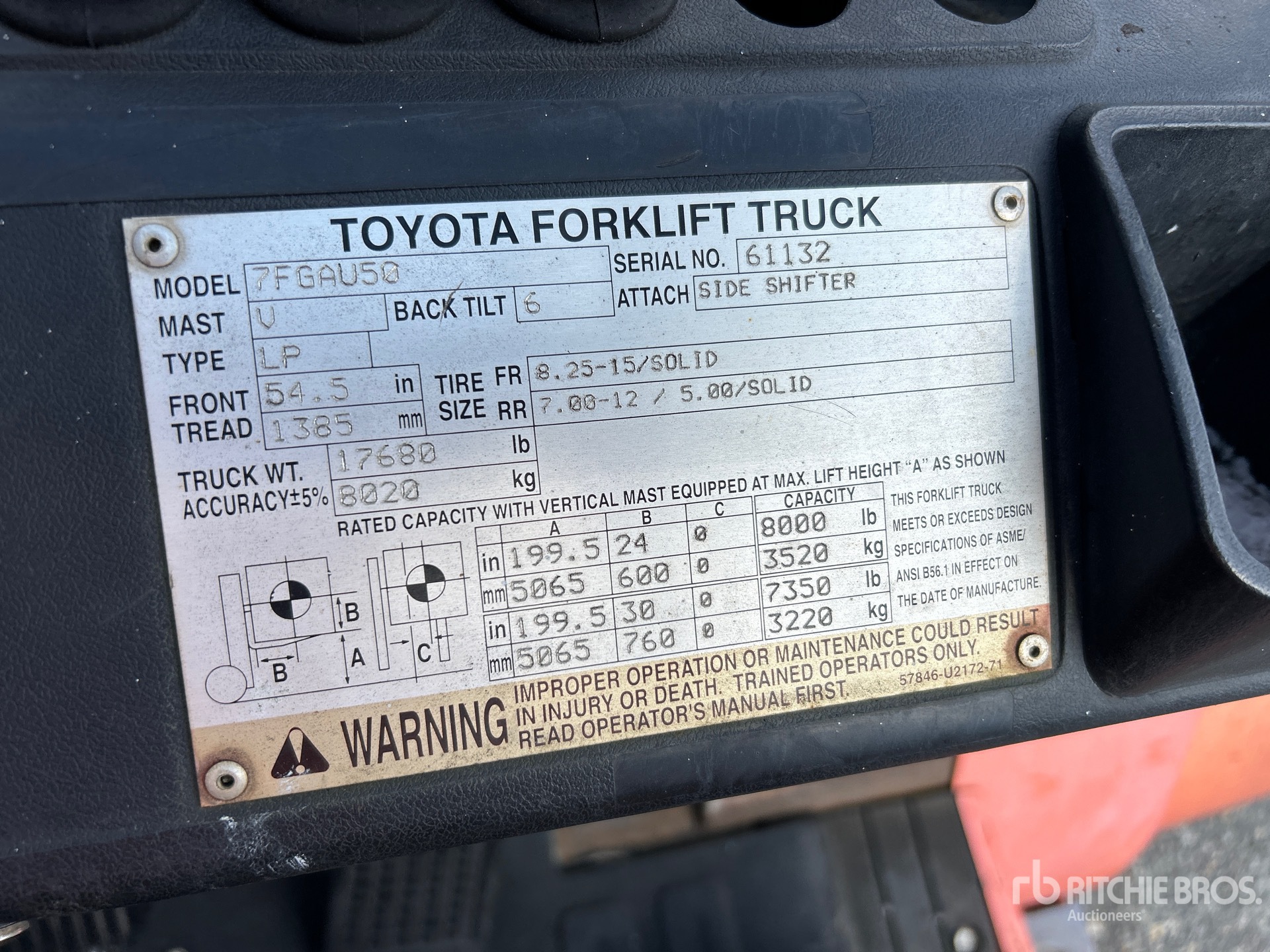 2006 Toyota 7FGAU50