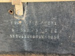 General Appearance with Frame Stamp Serial Number/VIN Photo