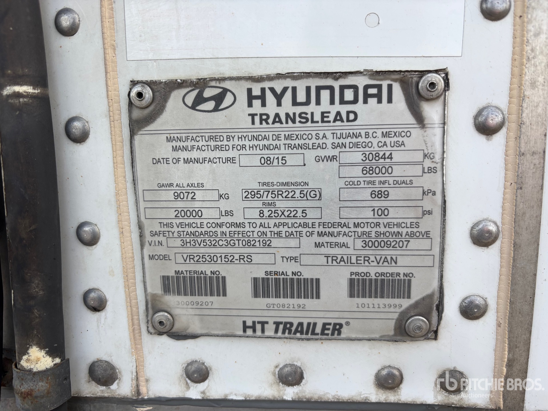 2016 Hyundai 53 FT X 102 IN T/A MULTI -TEMP