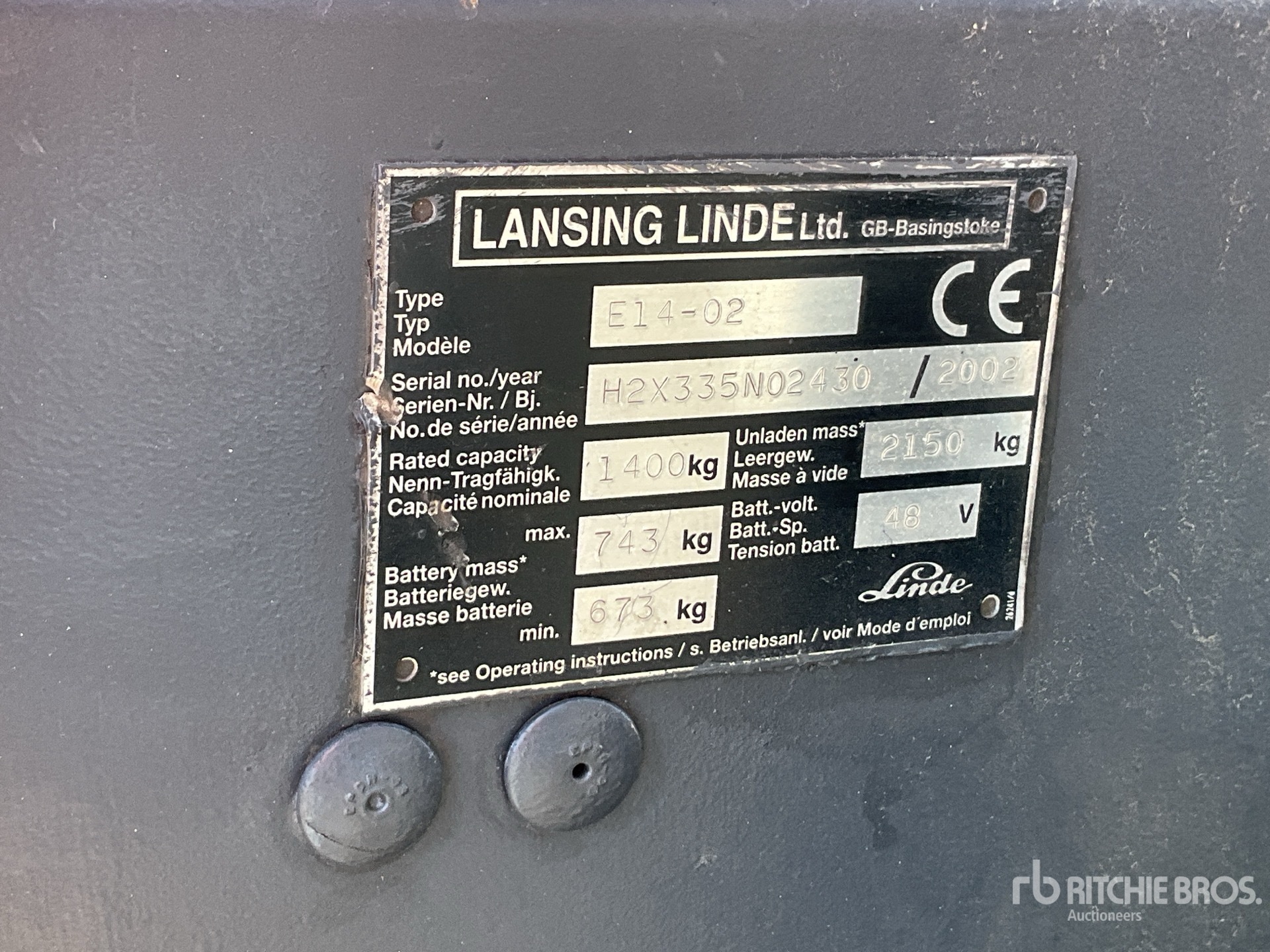 2002 Linde E14-02