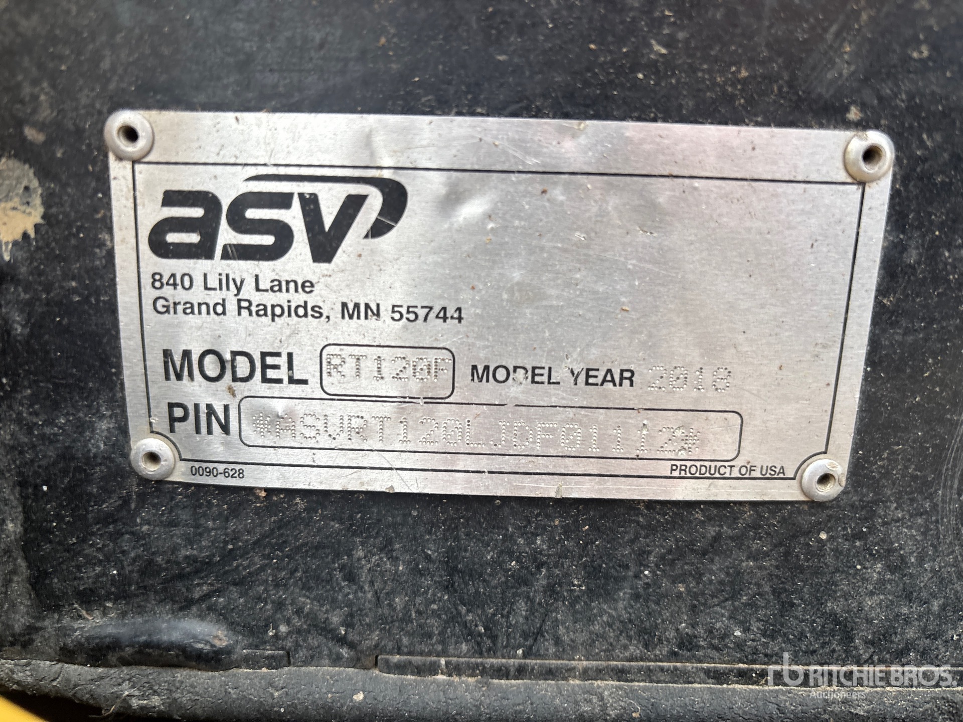 2018 ASV RT120F