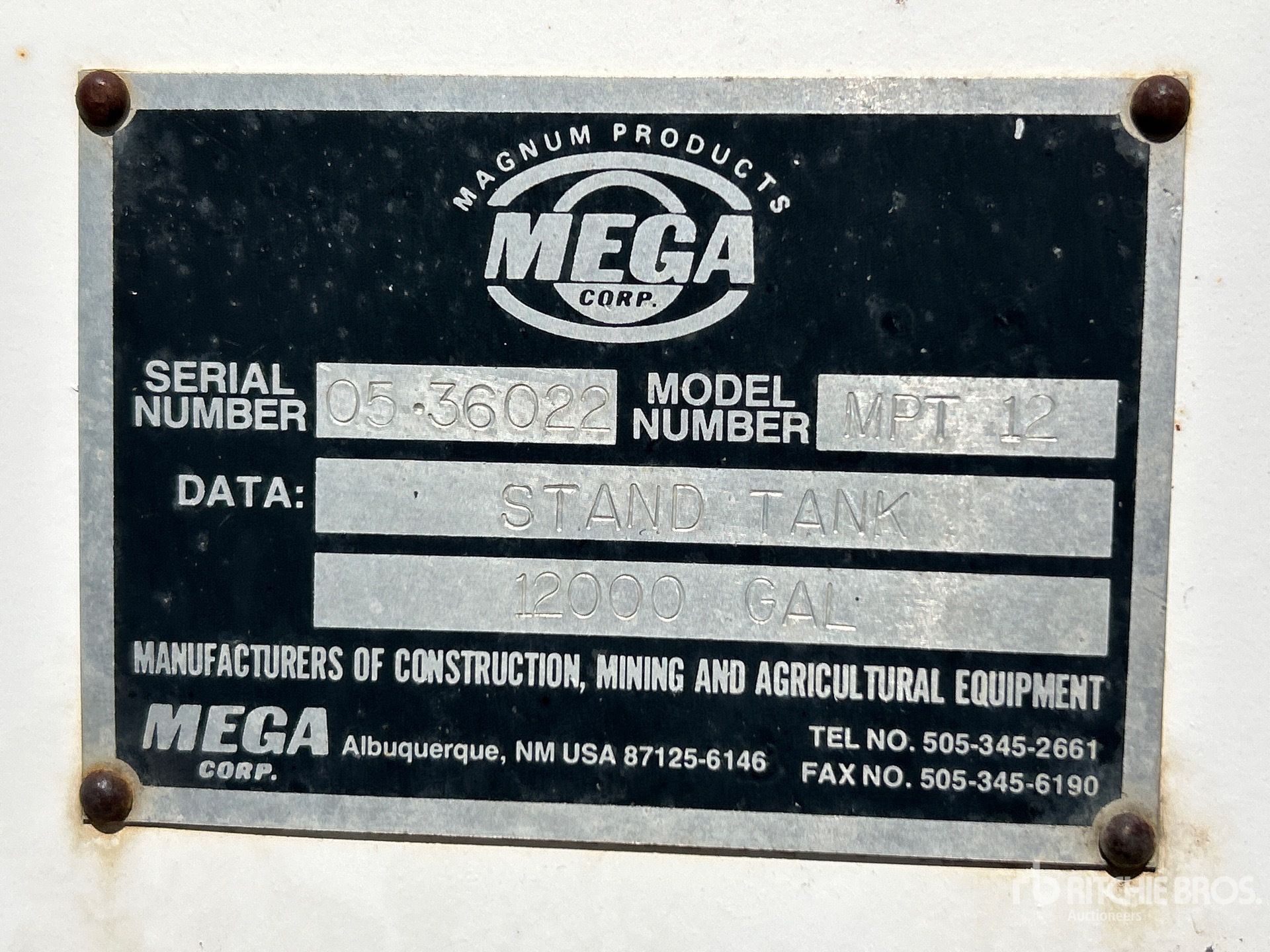 2005 Mega 12000 GAL S/A