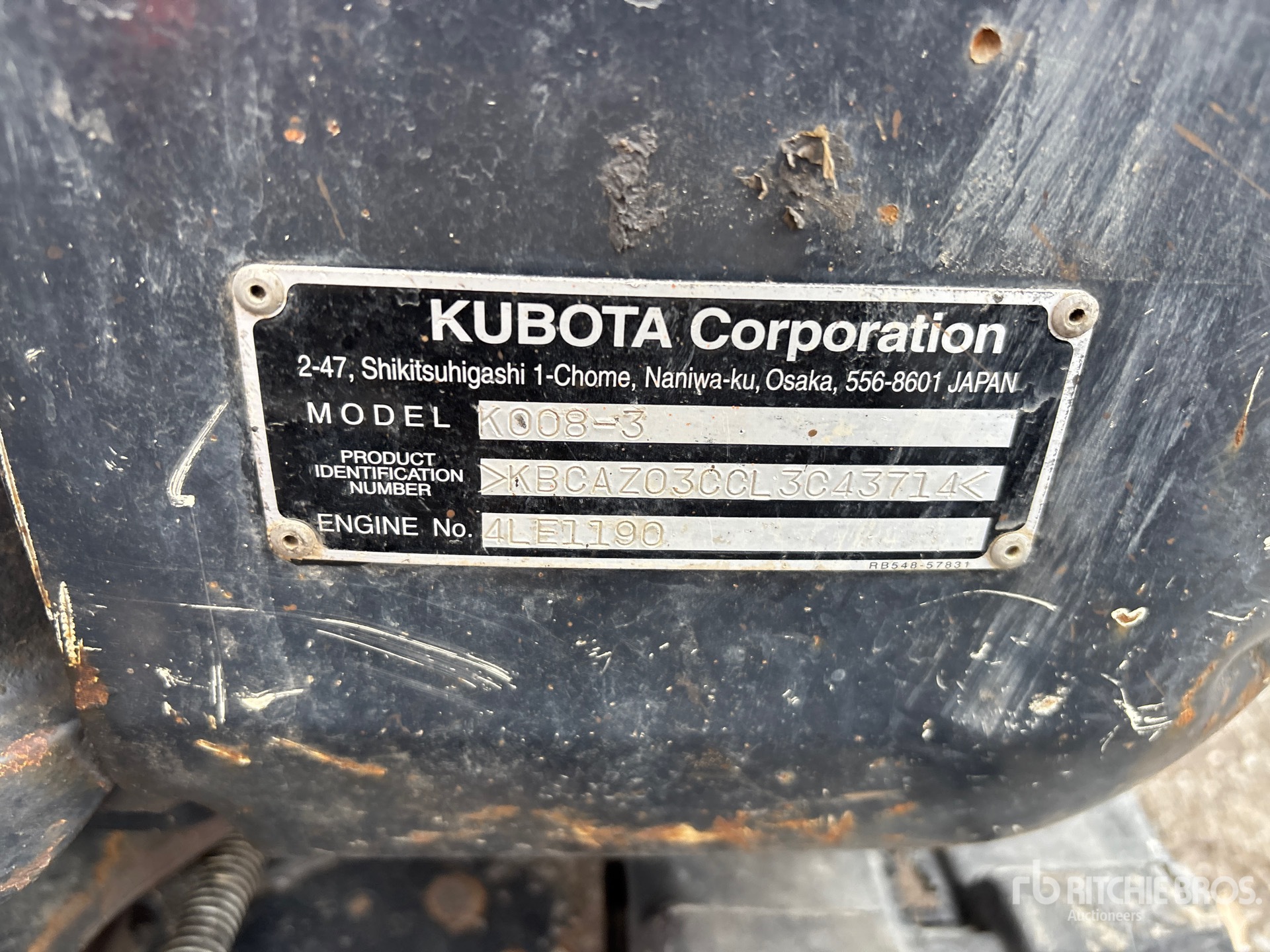 2020 Kubota K008-3