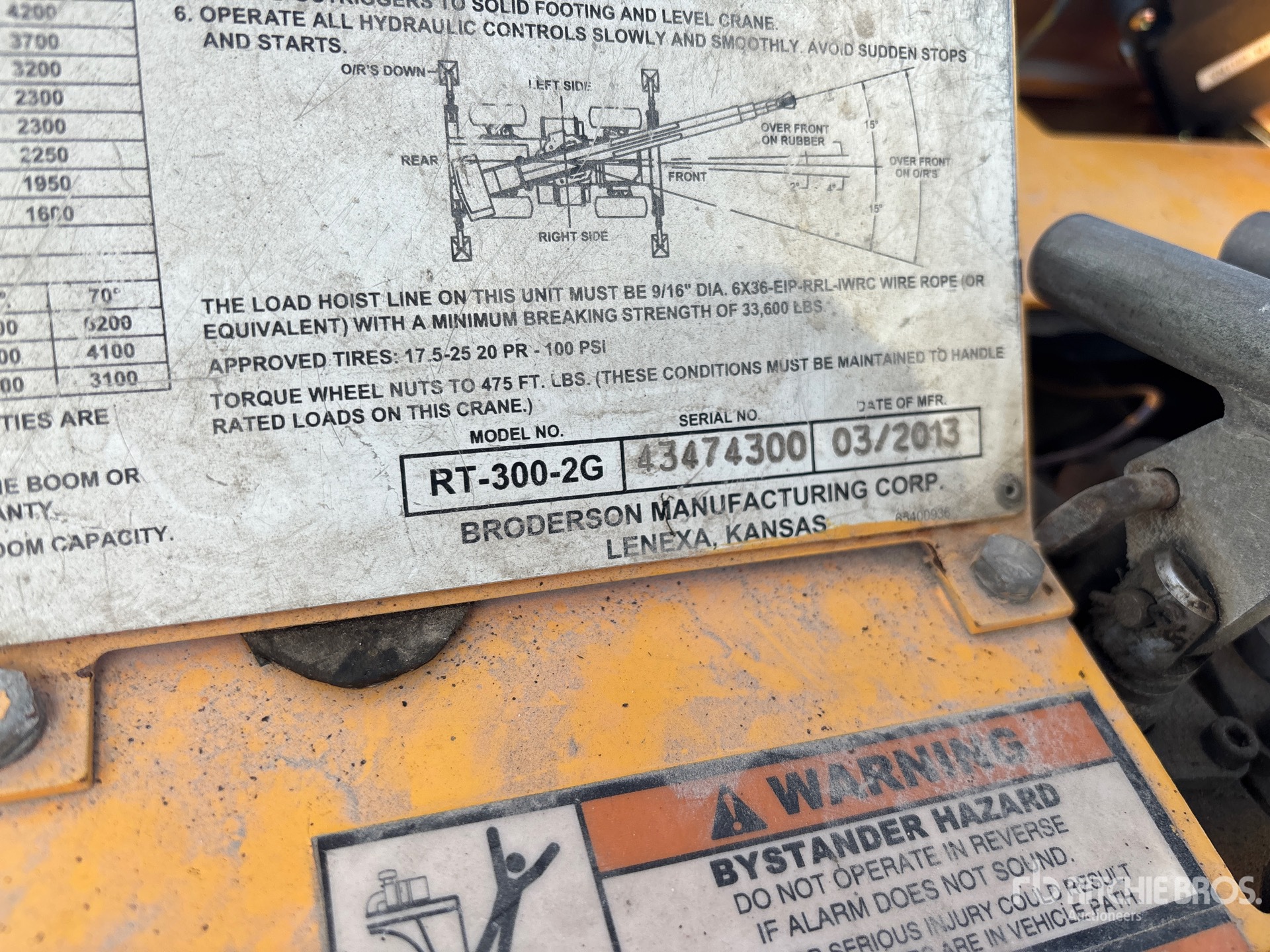 Photo of 2013 Broderson RT-300-2G