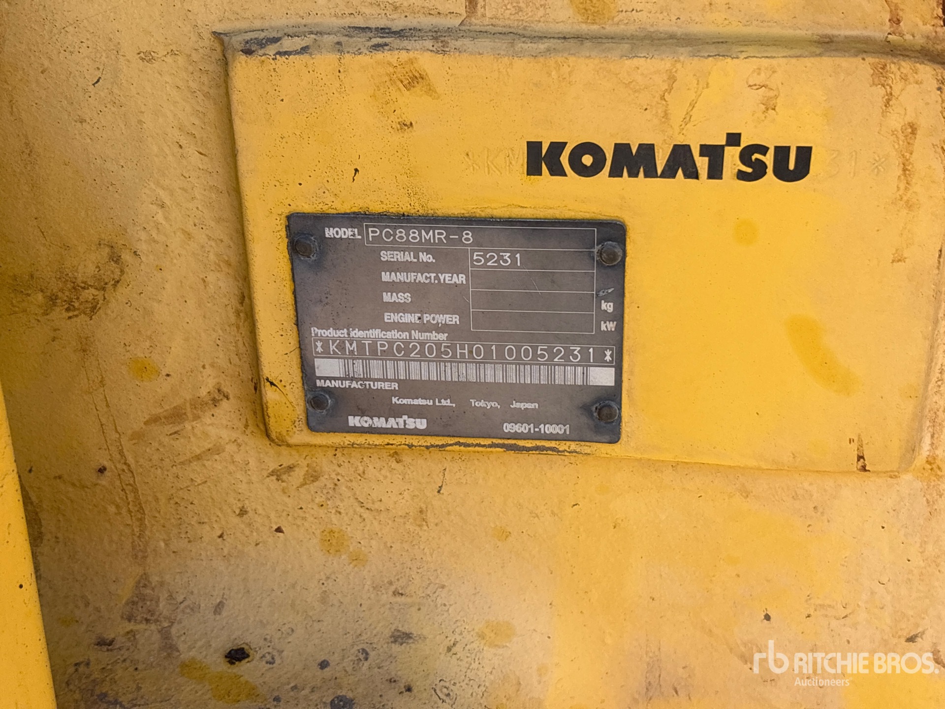 2009 Komatsu PC88MR-8