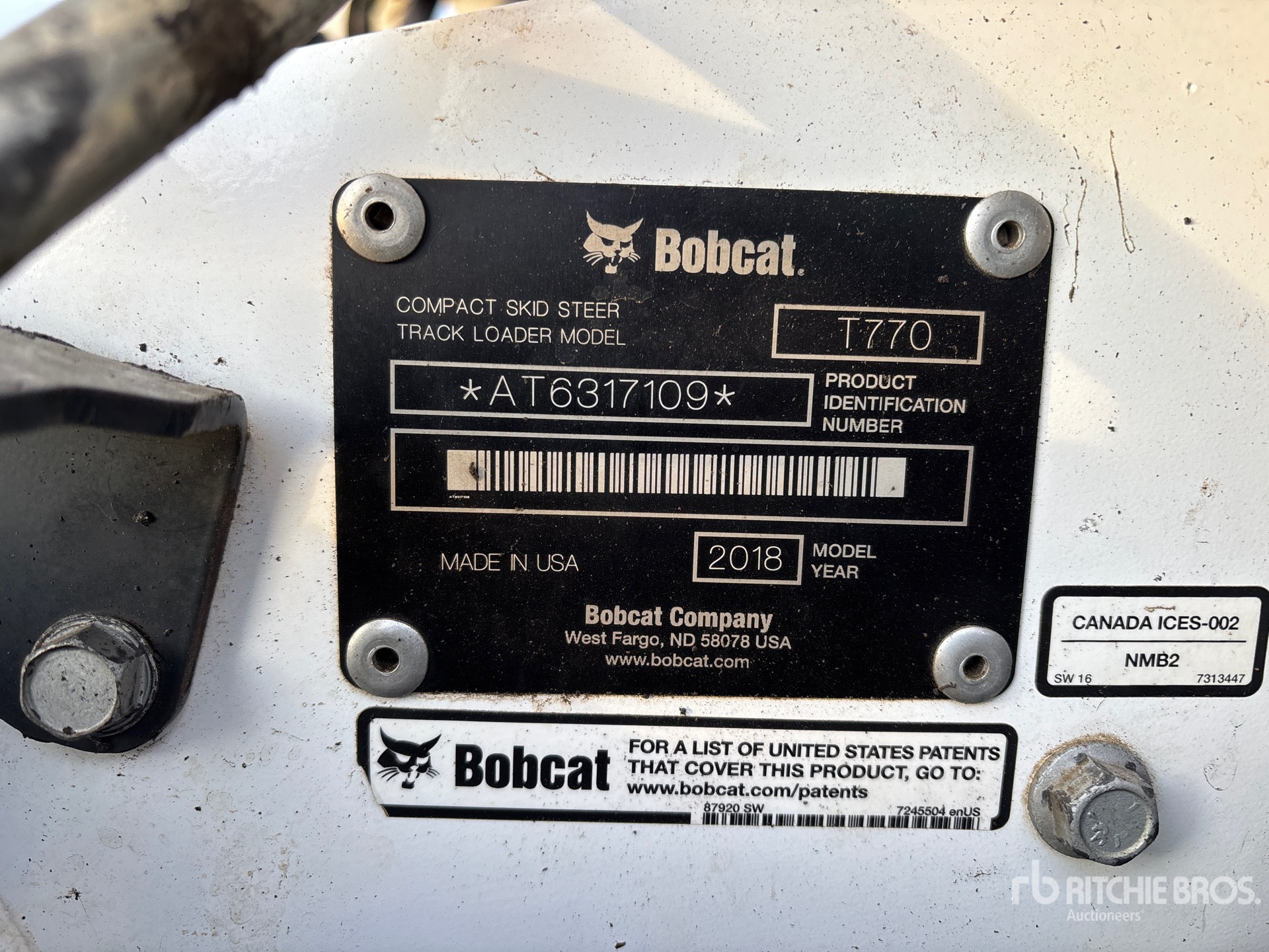 2018 Bobcat T770