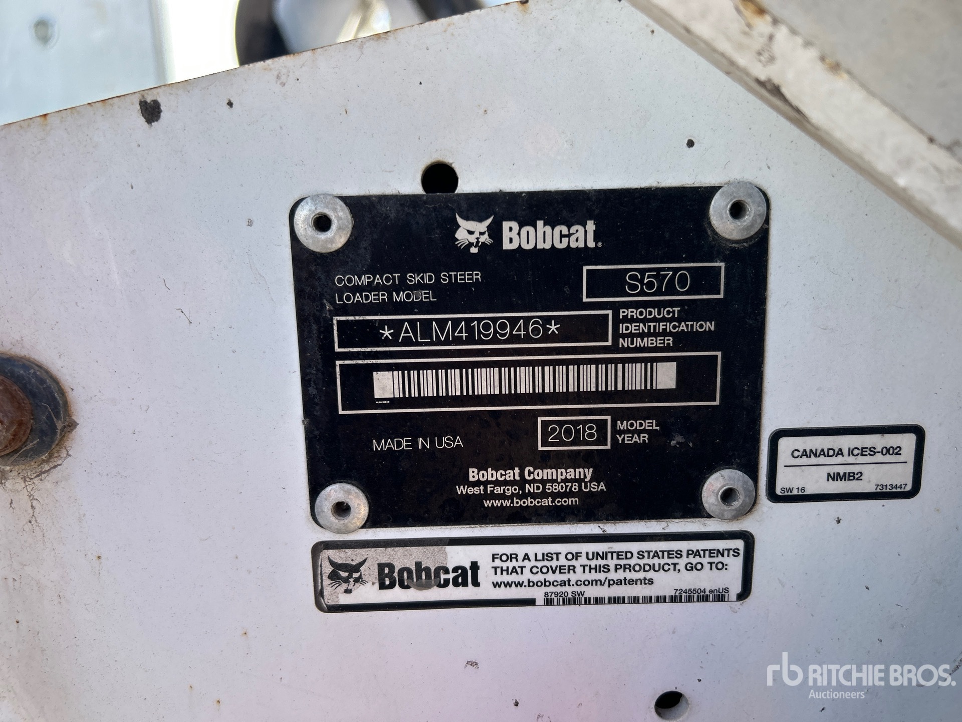 2018 Bobcat S570