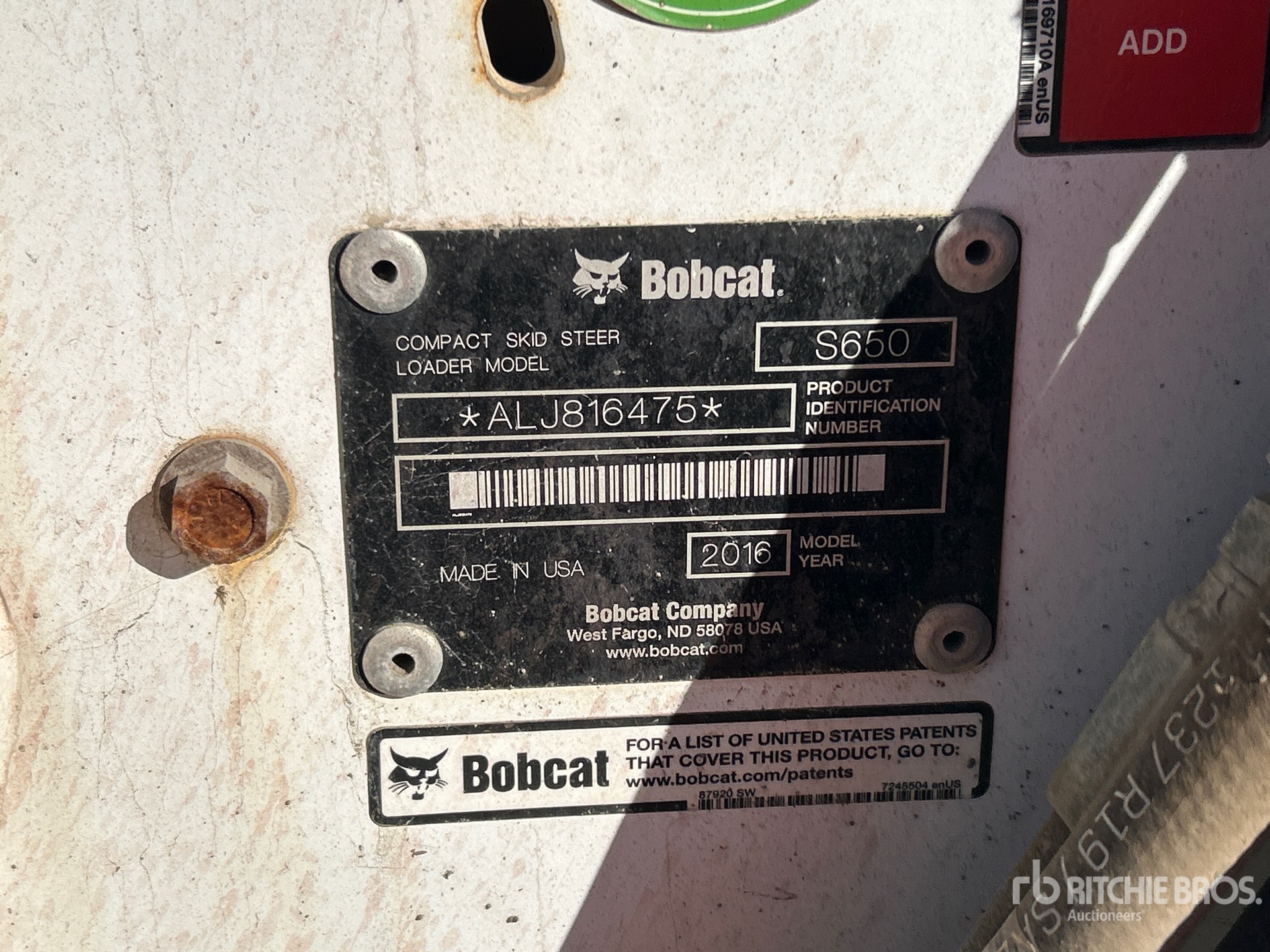 2015 Bobcat S650