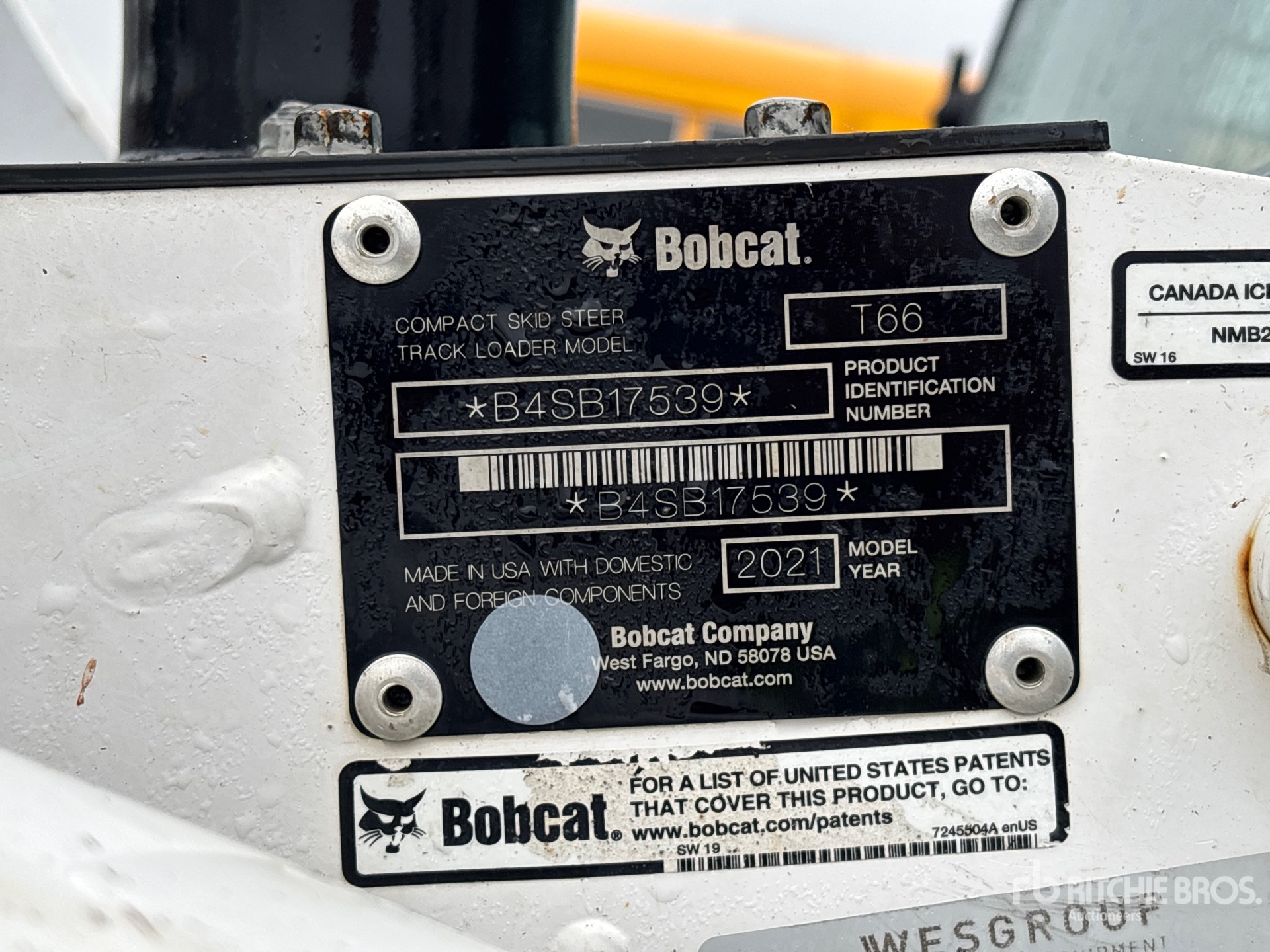 2021 Bobcat T66