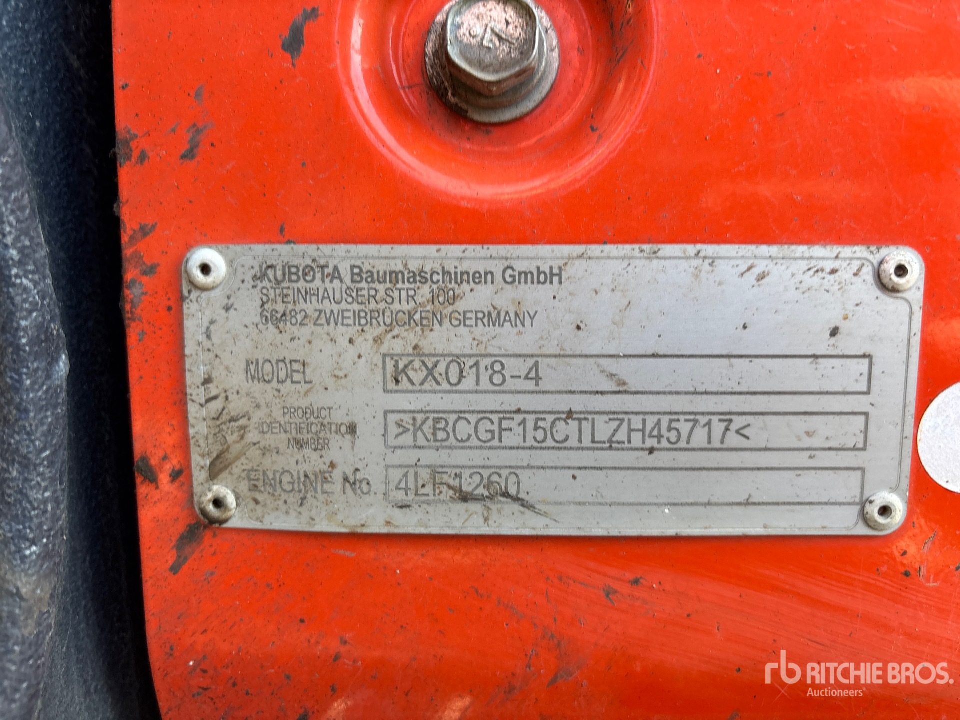 2020 Kubota KX018-4H