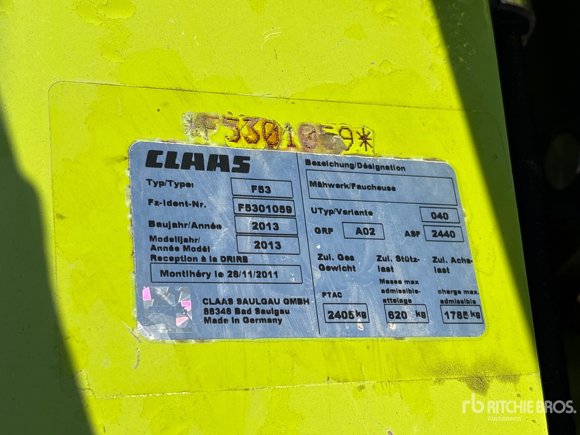 2013 Claas F53 DISCO 3900T