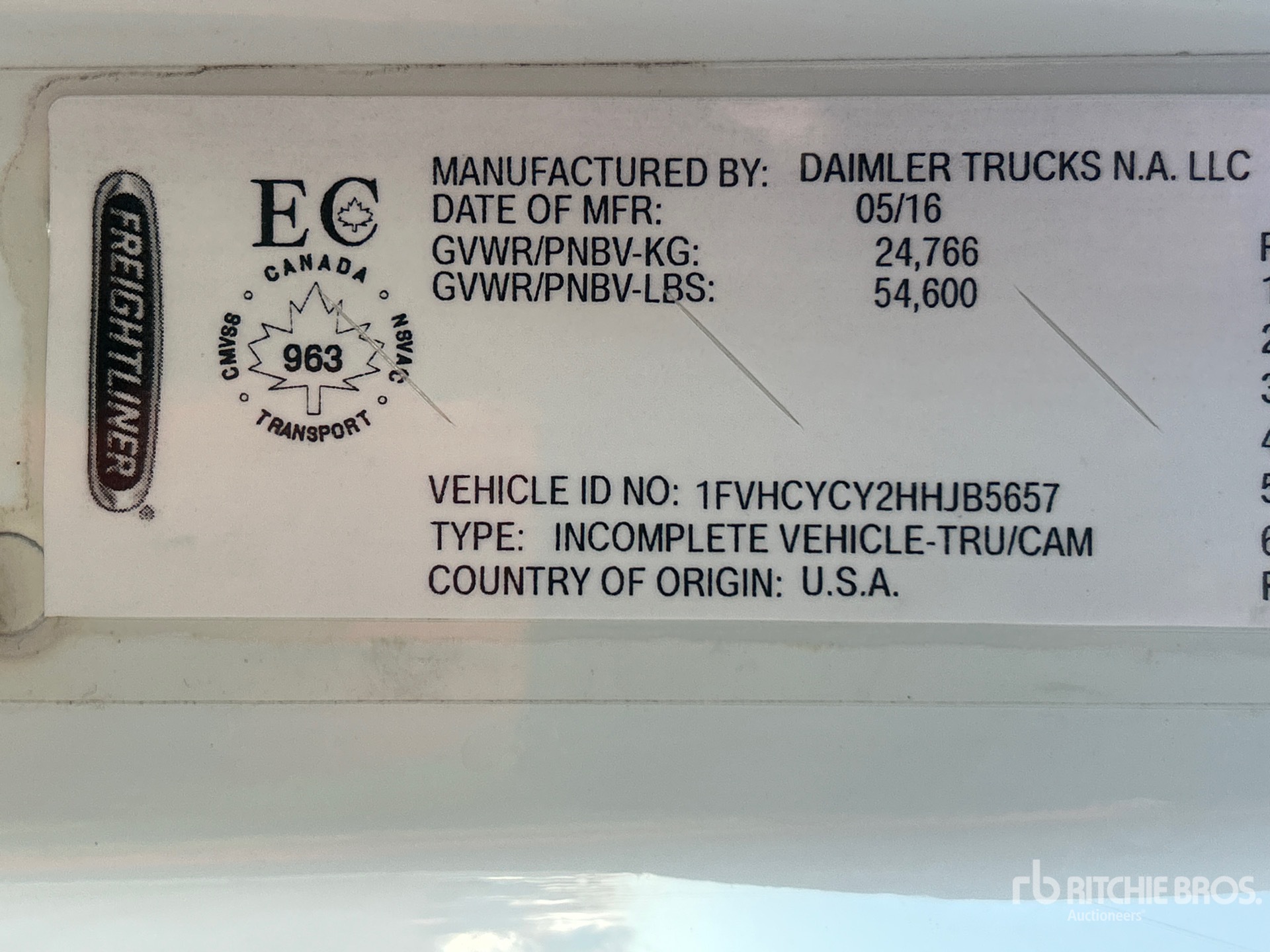 2017 Freightliner M2 106