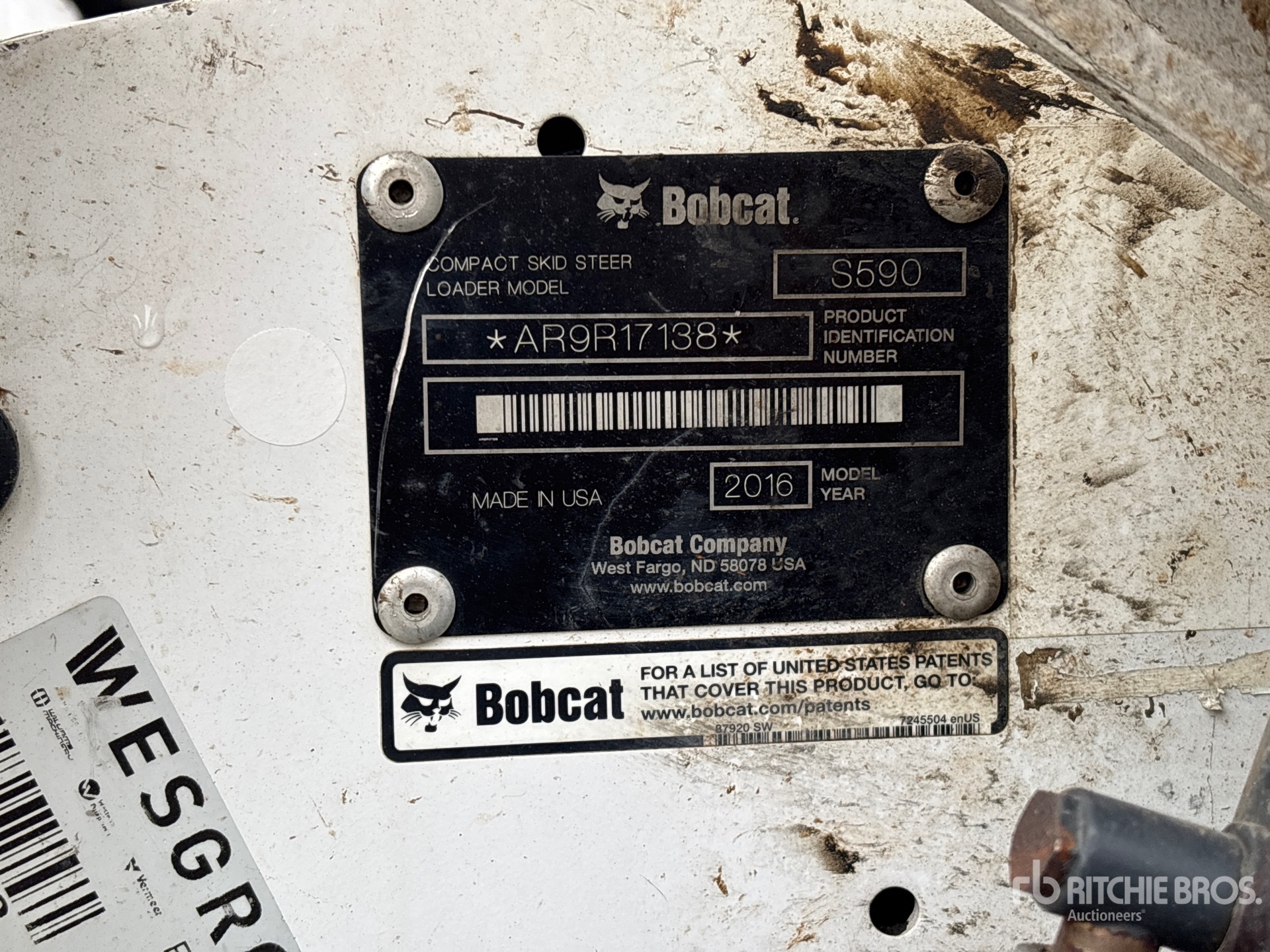 2016 Bobcat S590