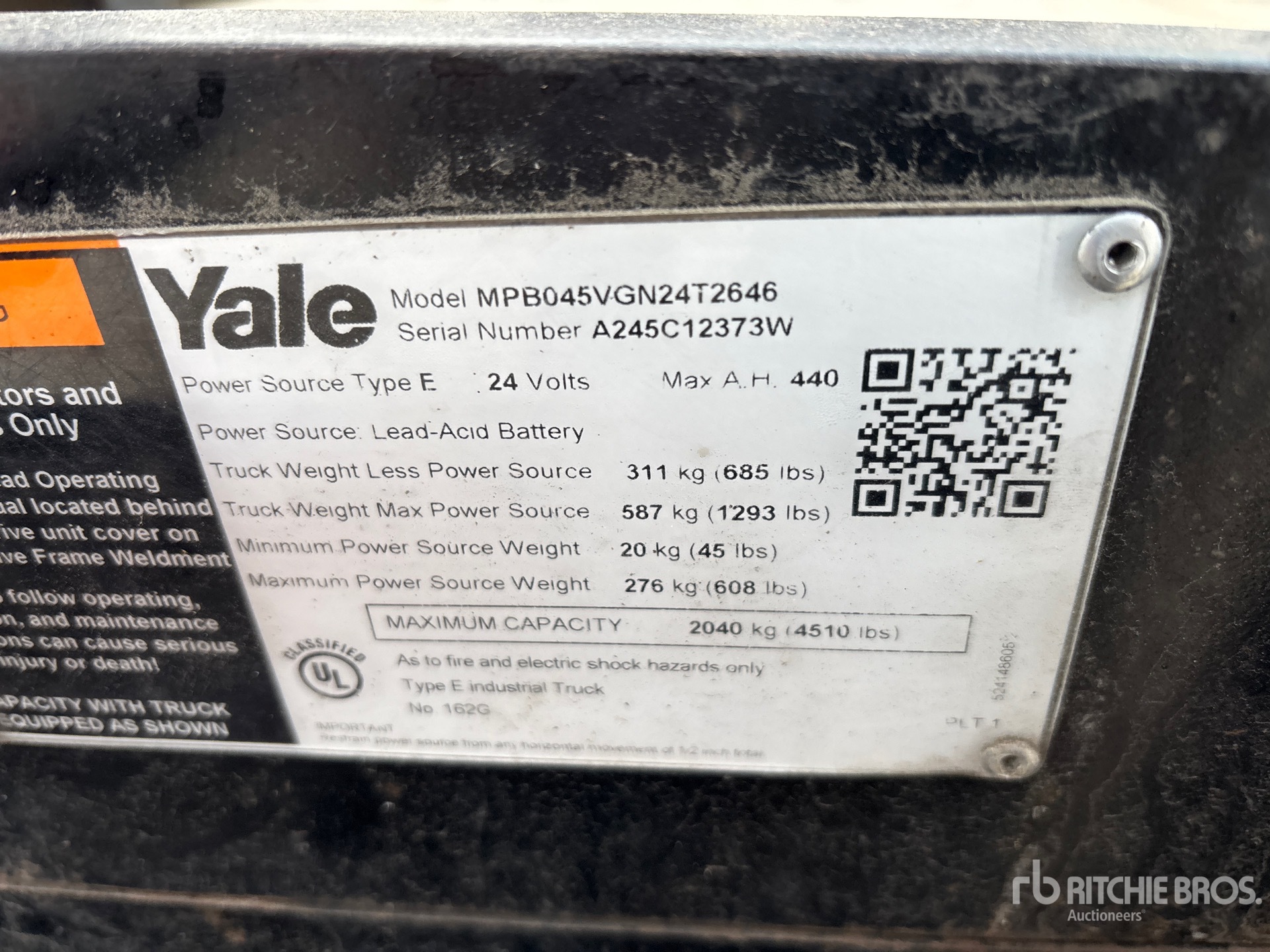 2022 Yale MPB045VG