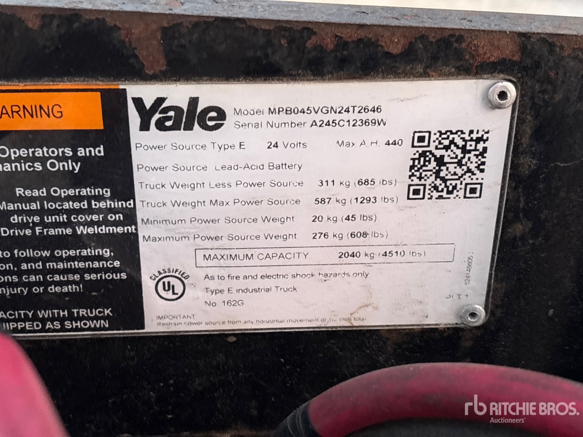 2022 Yale MPB045VG