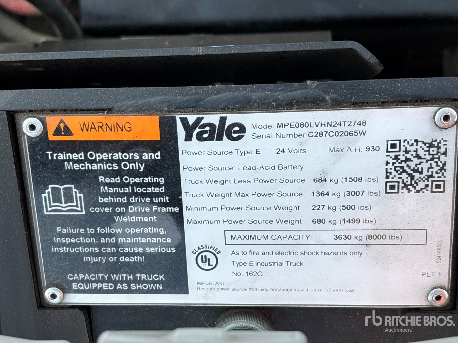 2022 Yale MPE080VH