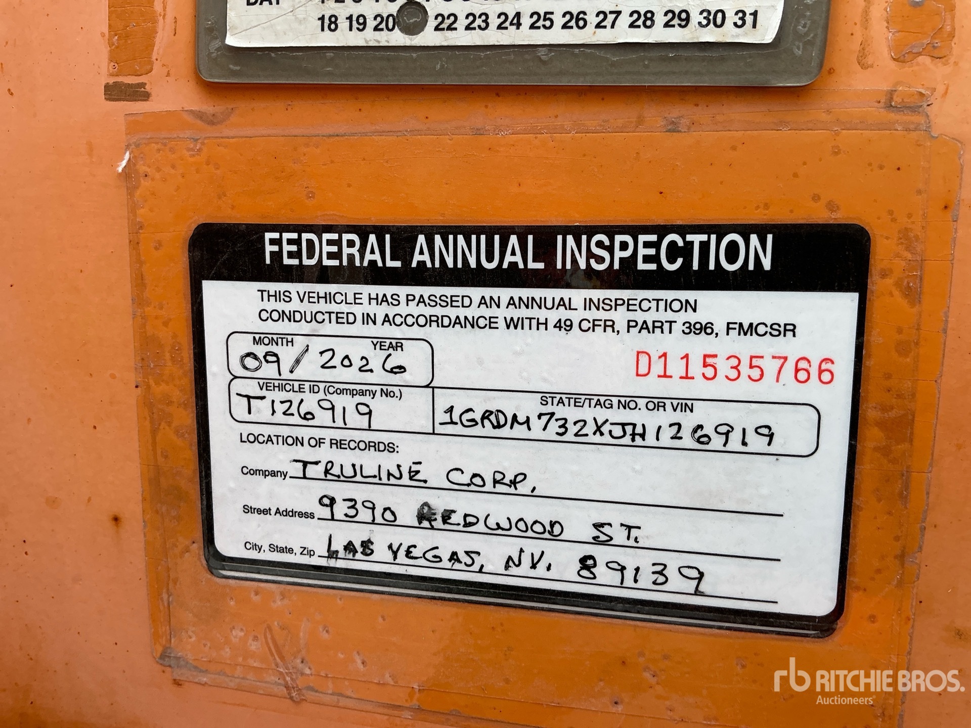 2018 Great Dane FSP-0024-00099