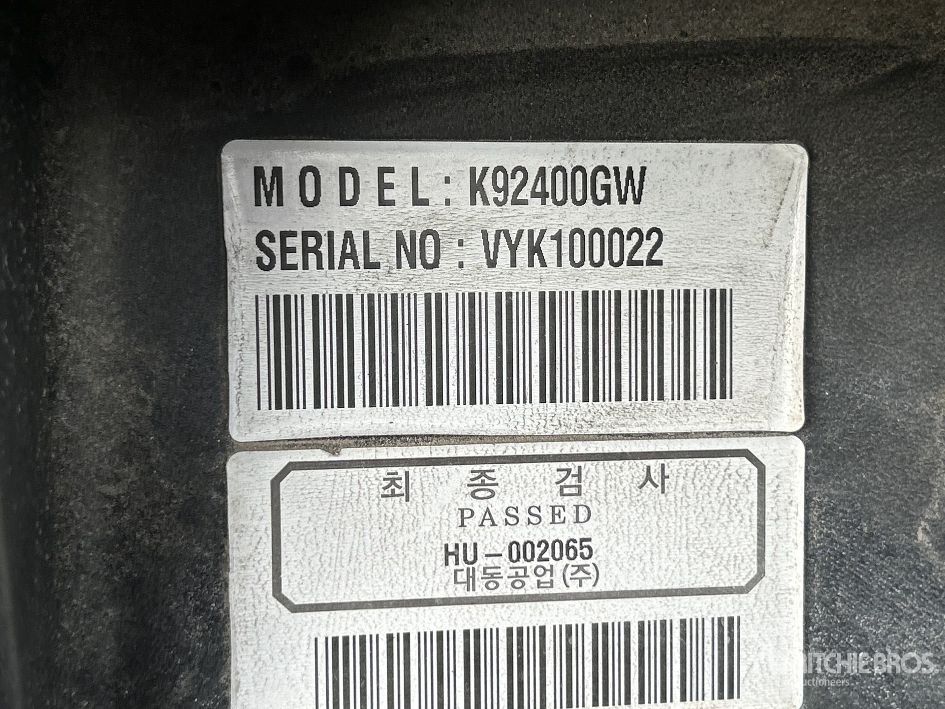 Kioti K9 2400GW